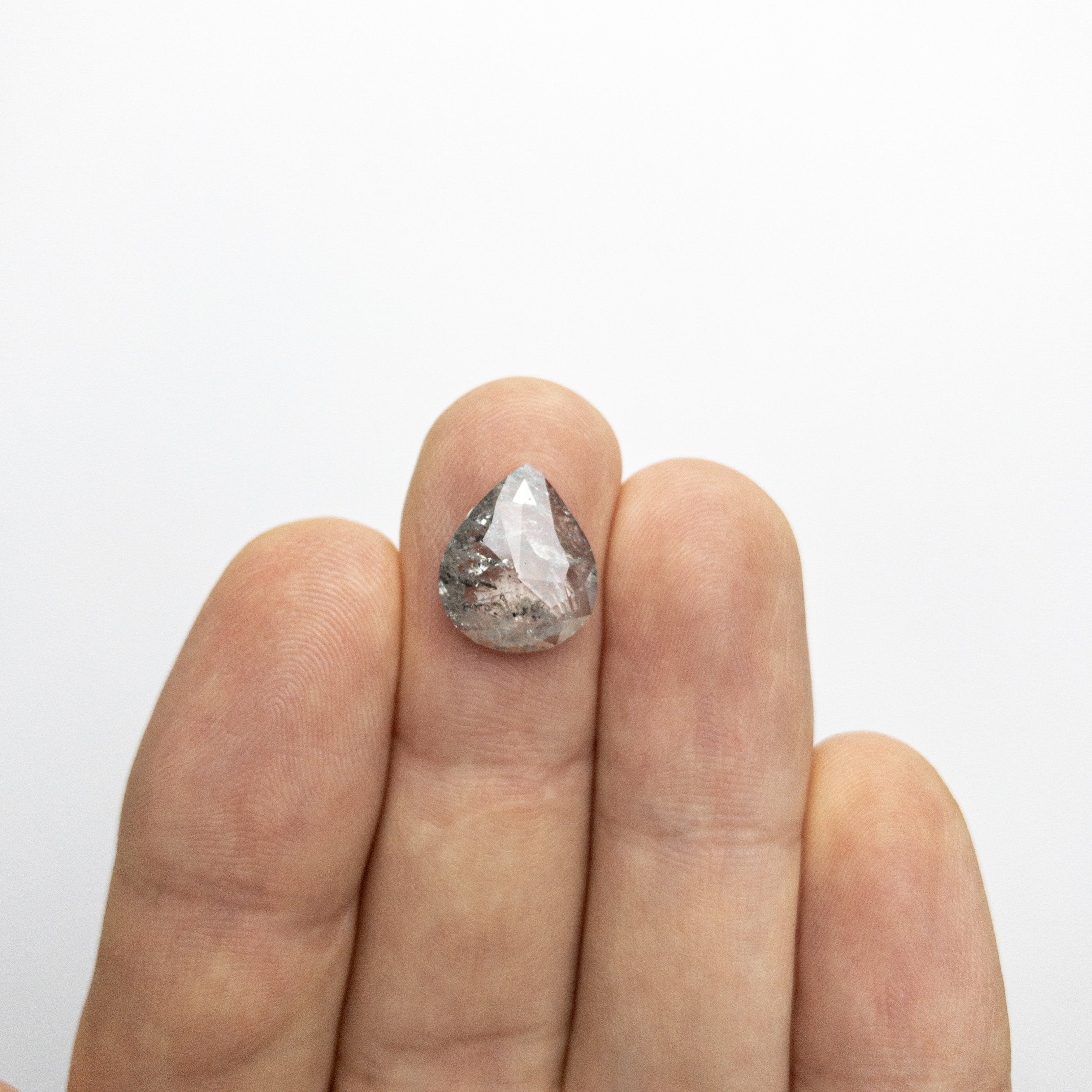 4.07ct 13.54x11.25x3.12mm Pear Rosecut 18016-01