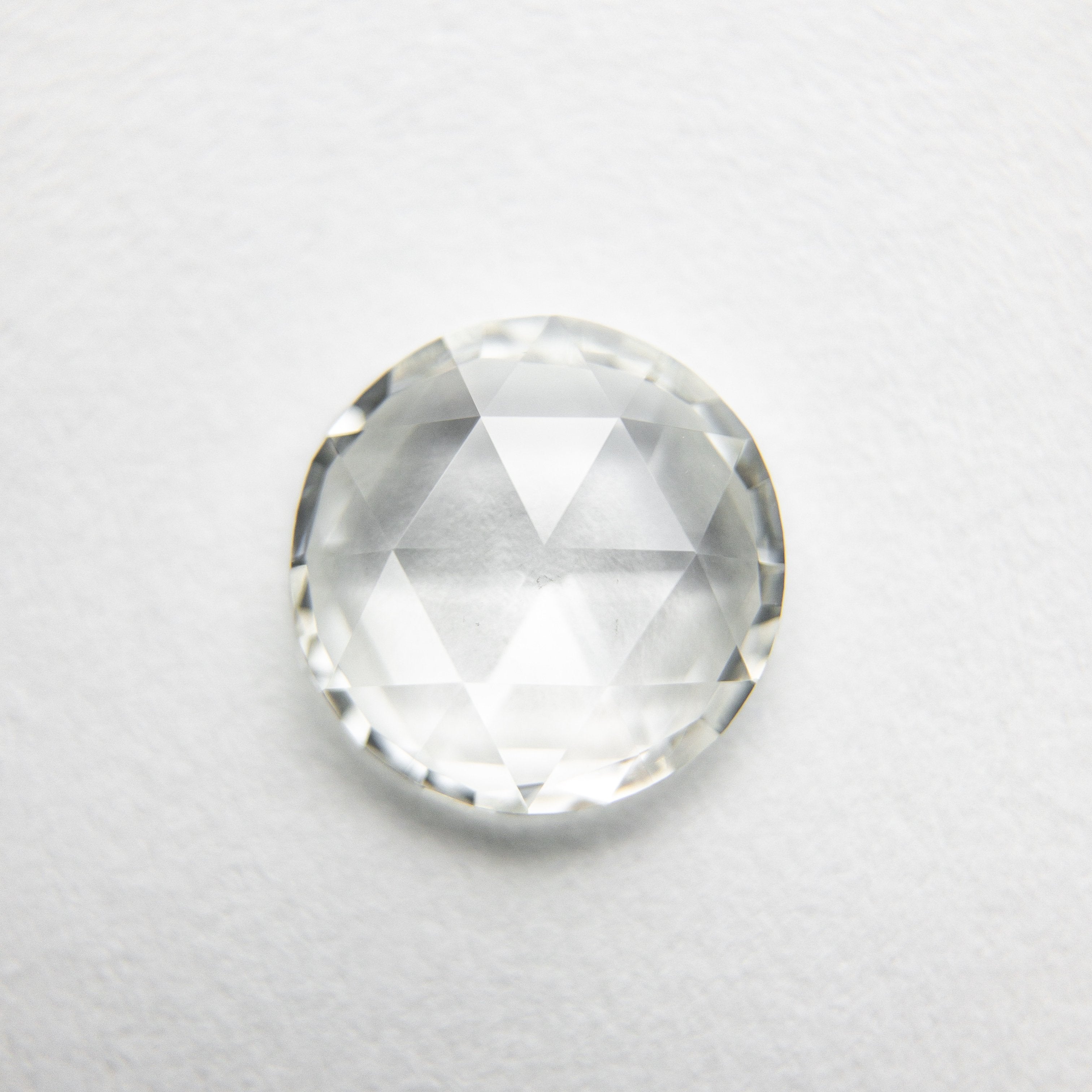 1.07ct 7.38x7.28x2.09mm SI1 H Round Rosecut 18108-01 HOLD D870