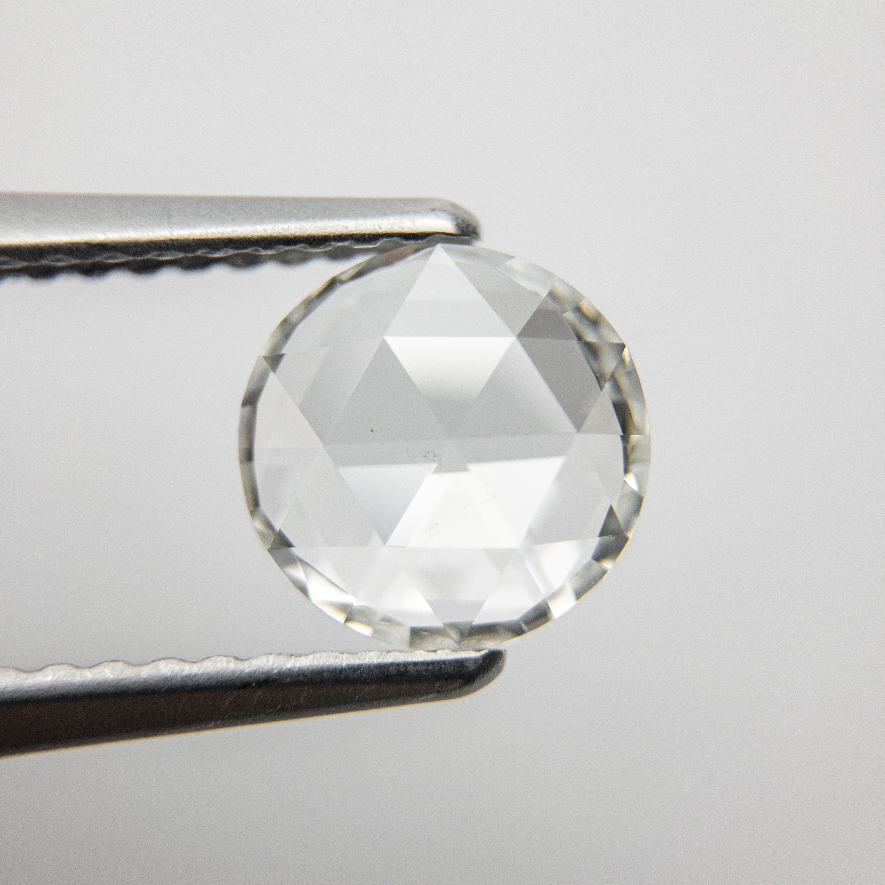 1.07ct 7.38x7.28x2.09mm SI1 H Round Rosecut 18108-01 HOLD D870
