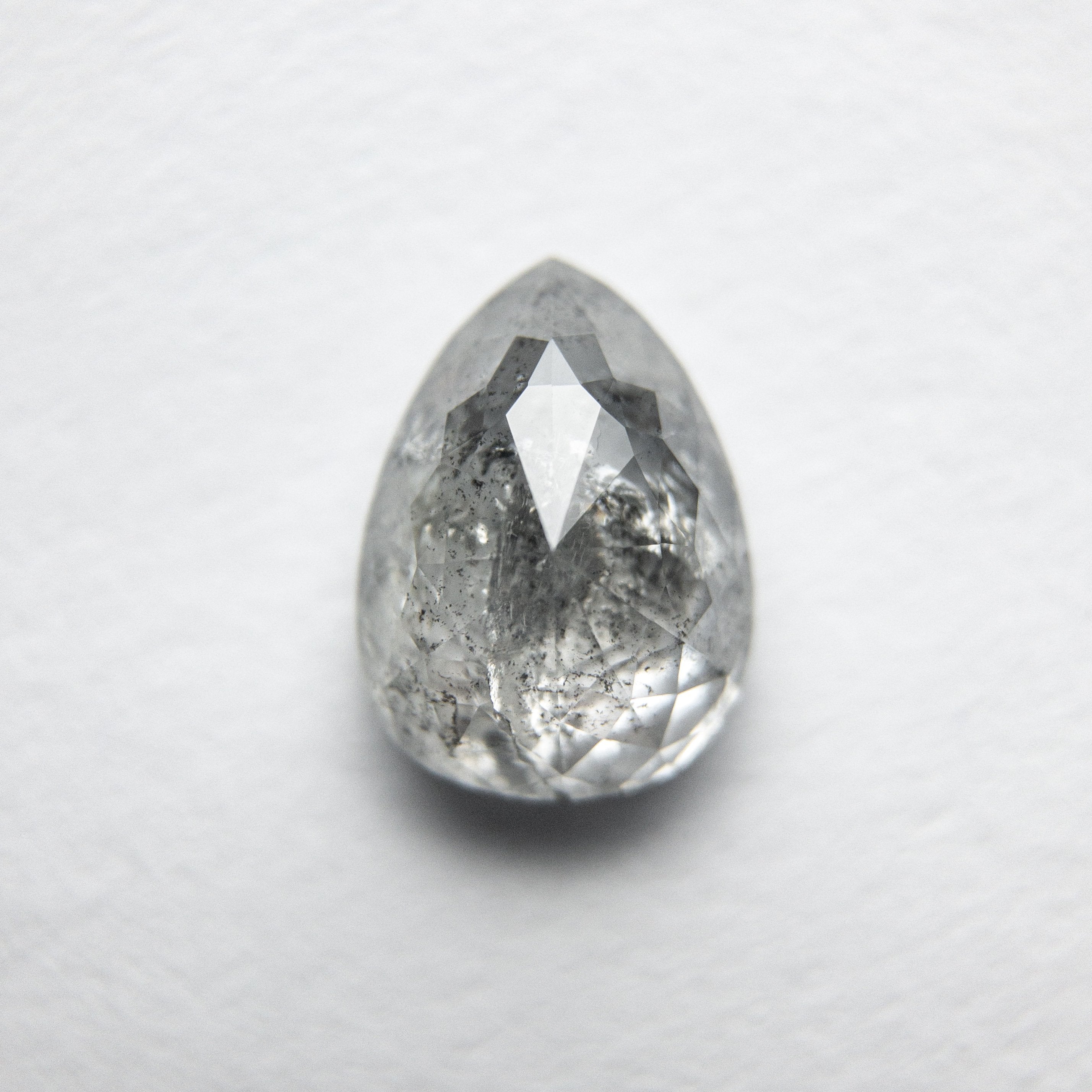 1.24ct 7.80x5.75x3.37mm Pear Rosecut 18109-03 hold d829