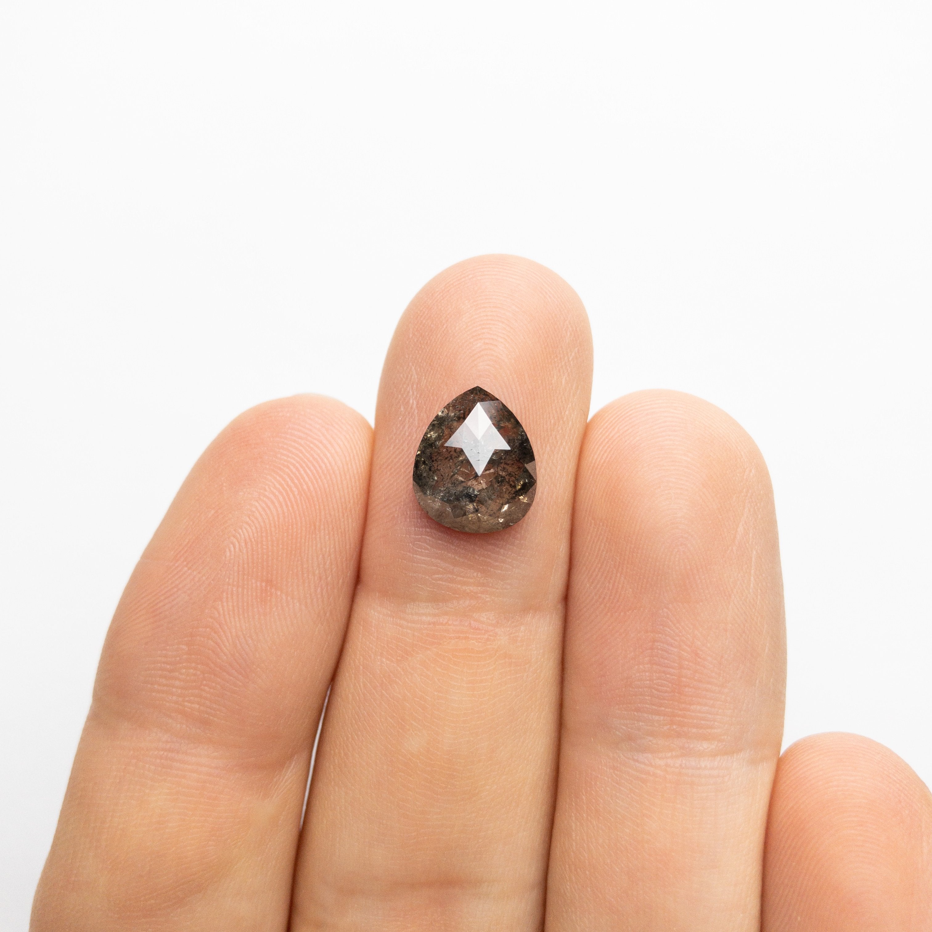 3.18ct 10.94x9.23x3.88mm Pear Rosecut 18119-01
