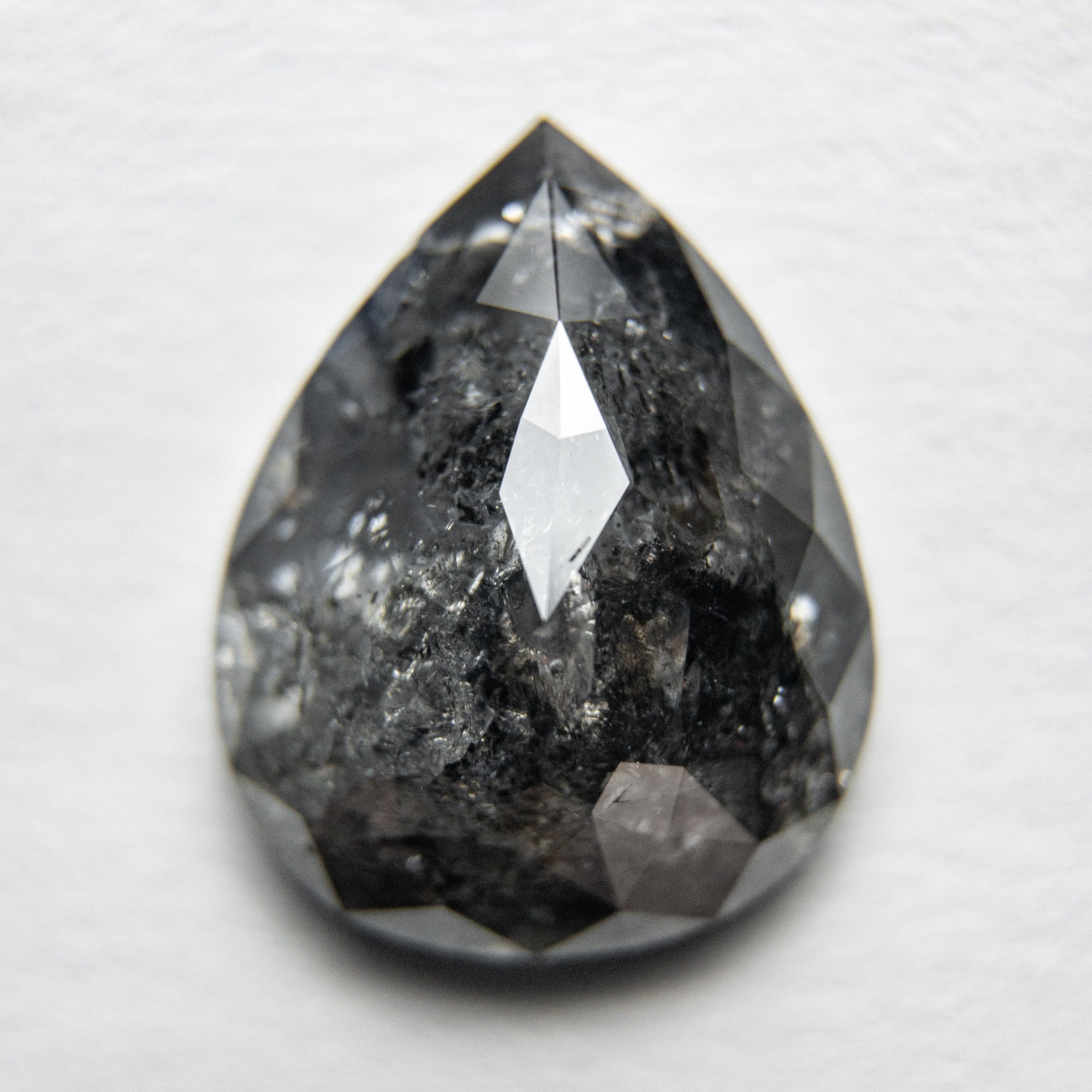 3.09ct 11.87x9.51x3.70mm Pear Rosecut 18119-02