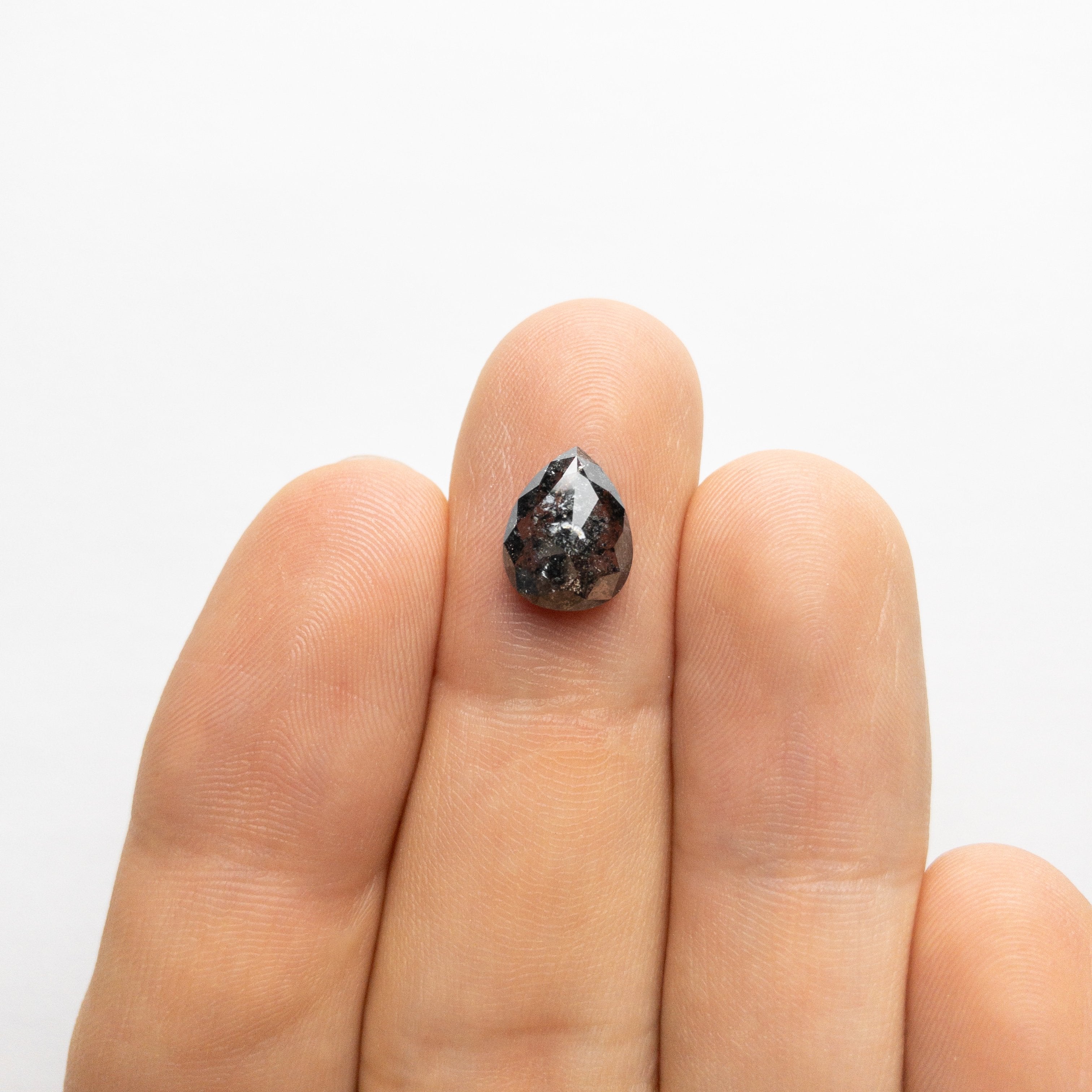 2.67ct 10.67x8.41x3.16mm Pear Rosecut 18119-04 HOLD D813 6/24/20