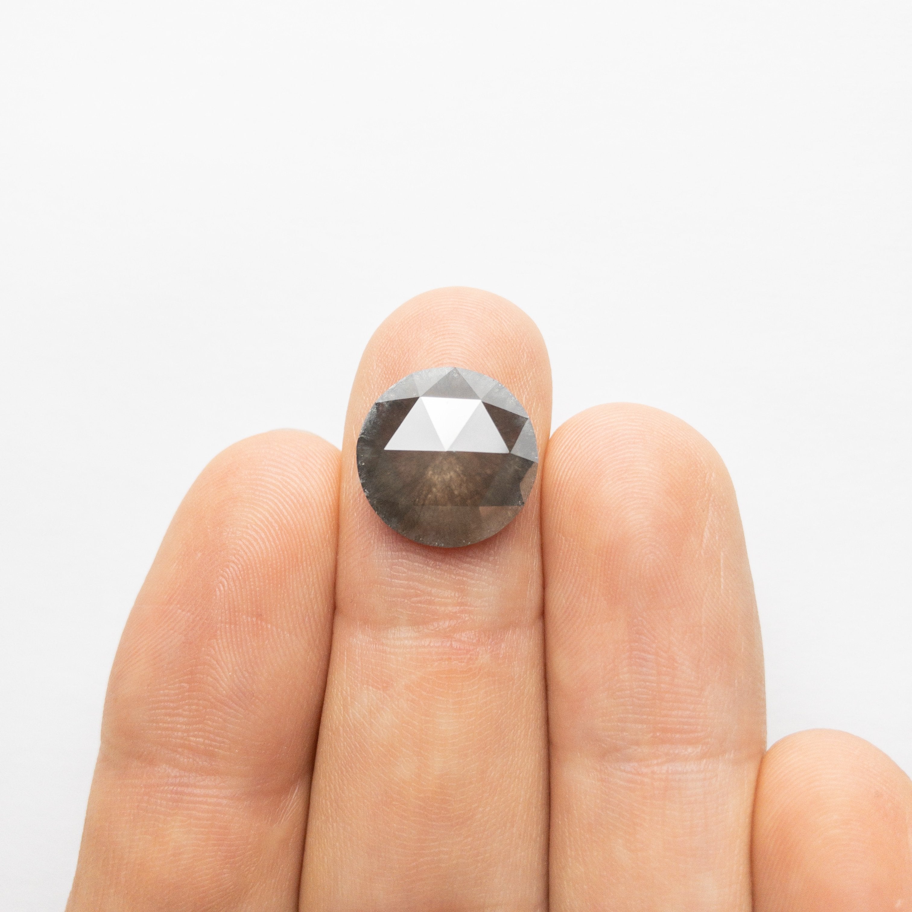 7.79ct 13.73x13.69x4.64mm Round Rosecut 18119-19 hold D1337