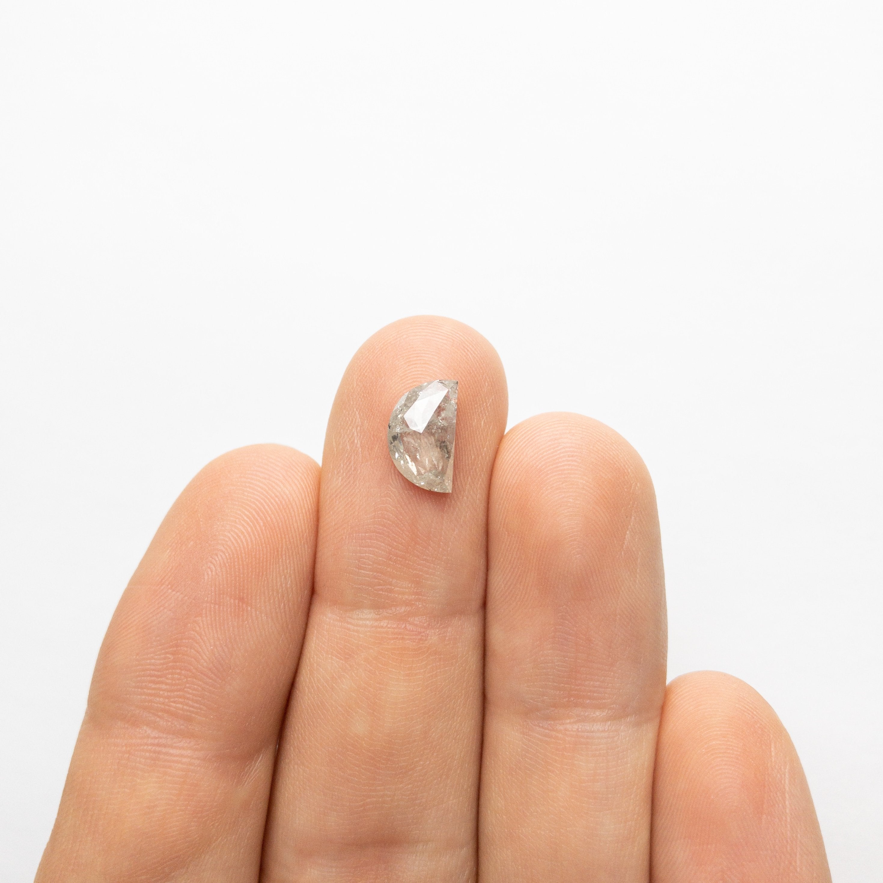 1.37ct 10.14x6.08x2.63mm Half Moon Rosecut 18119-22