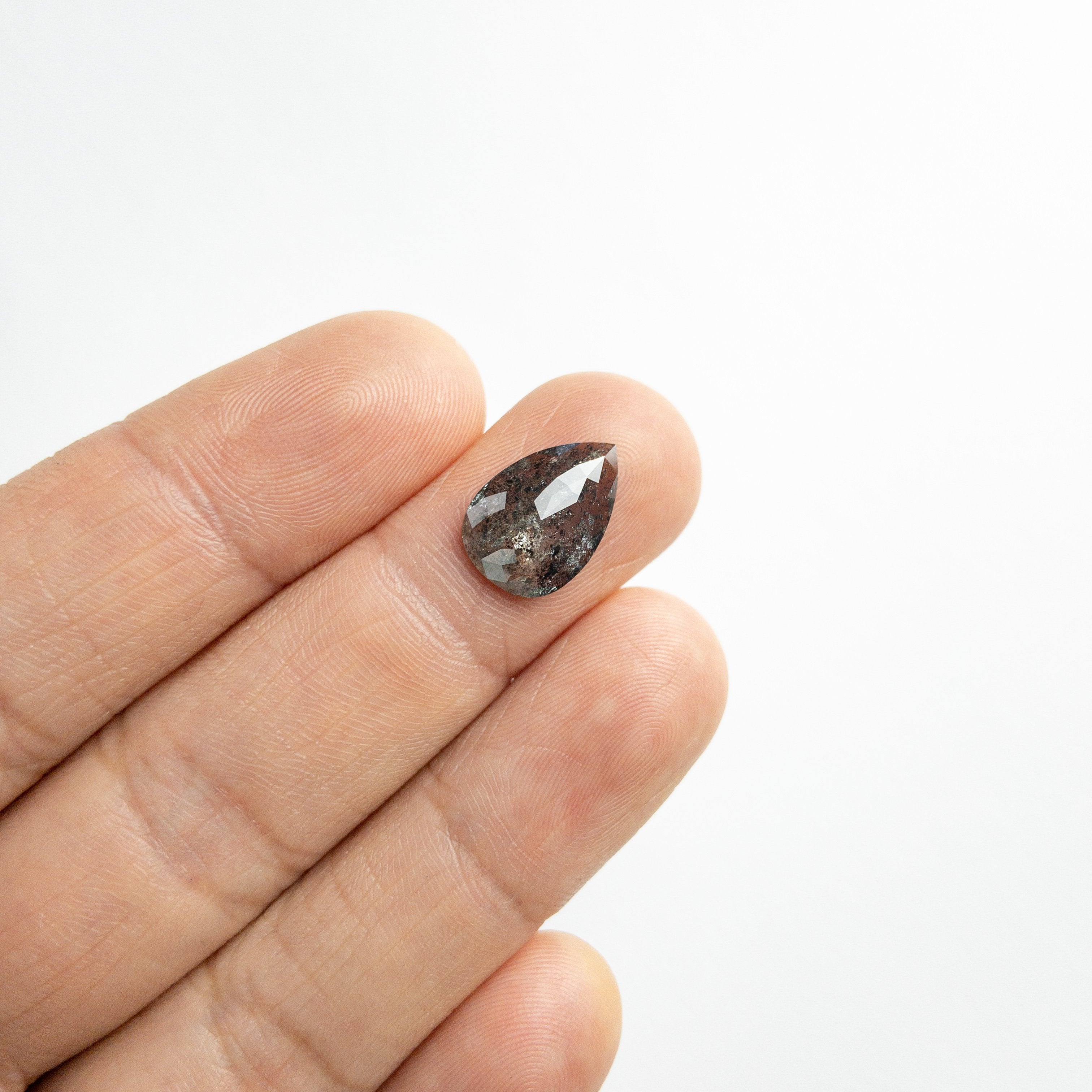 3.57ct 14.48x9.95x3.26mm Pear Rosecut 18120-01
