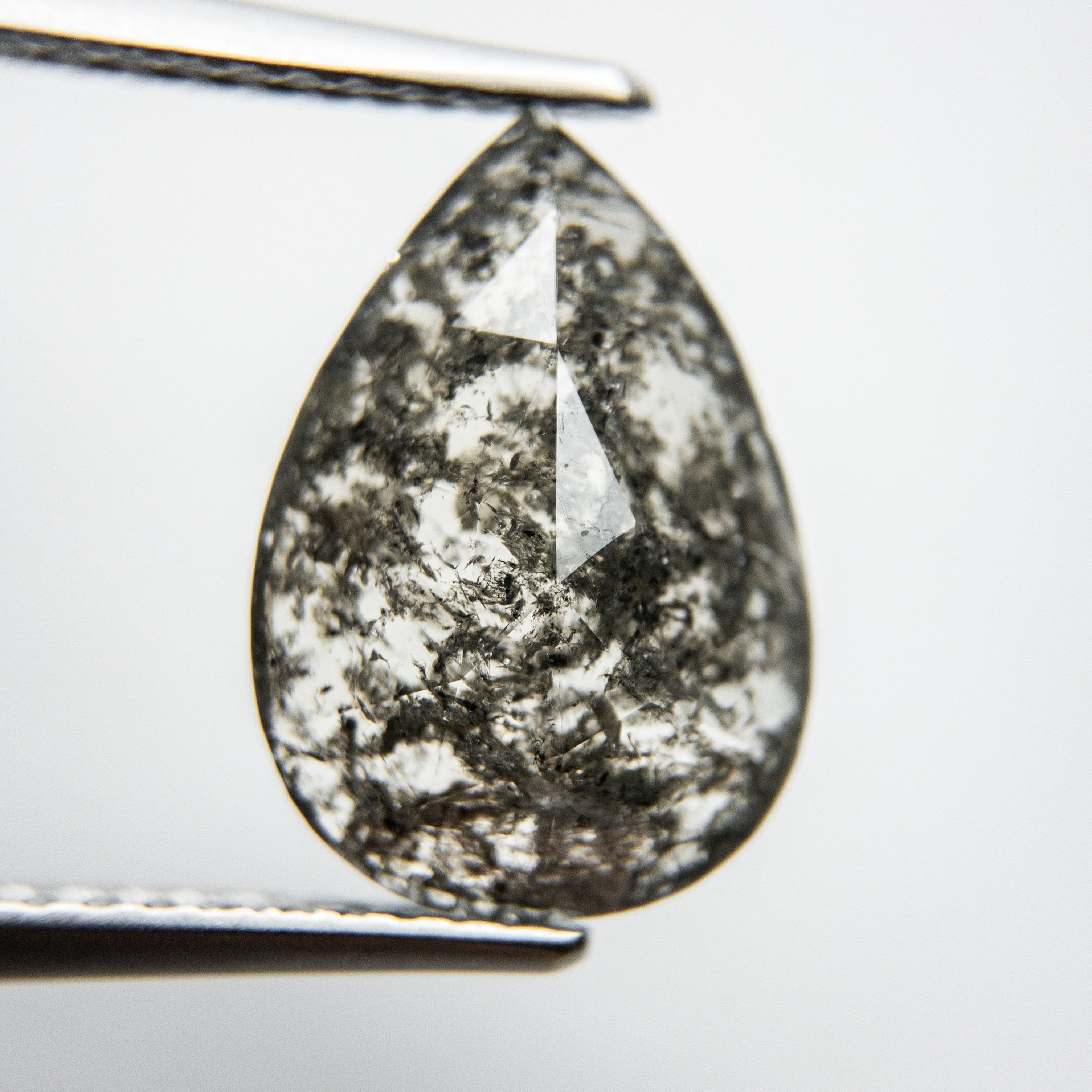 3.79ct 13.66x9.72x3.32mm Pear Rosecut 18132-04 HOLD D1338