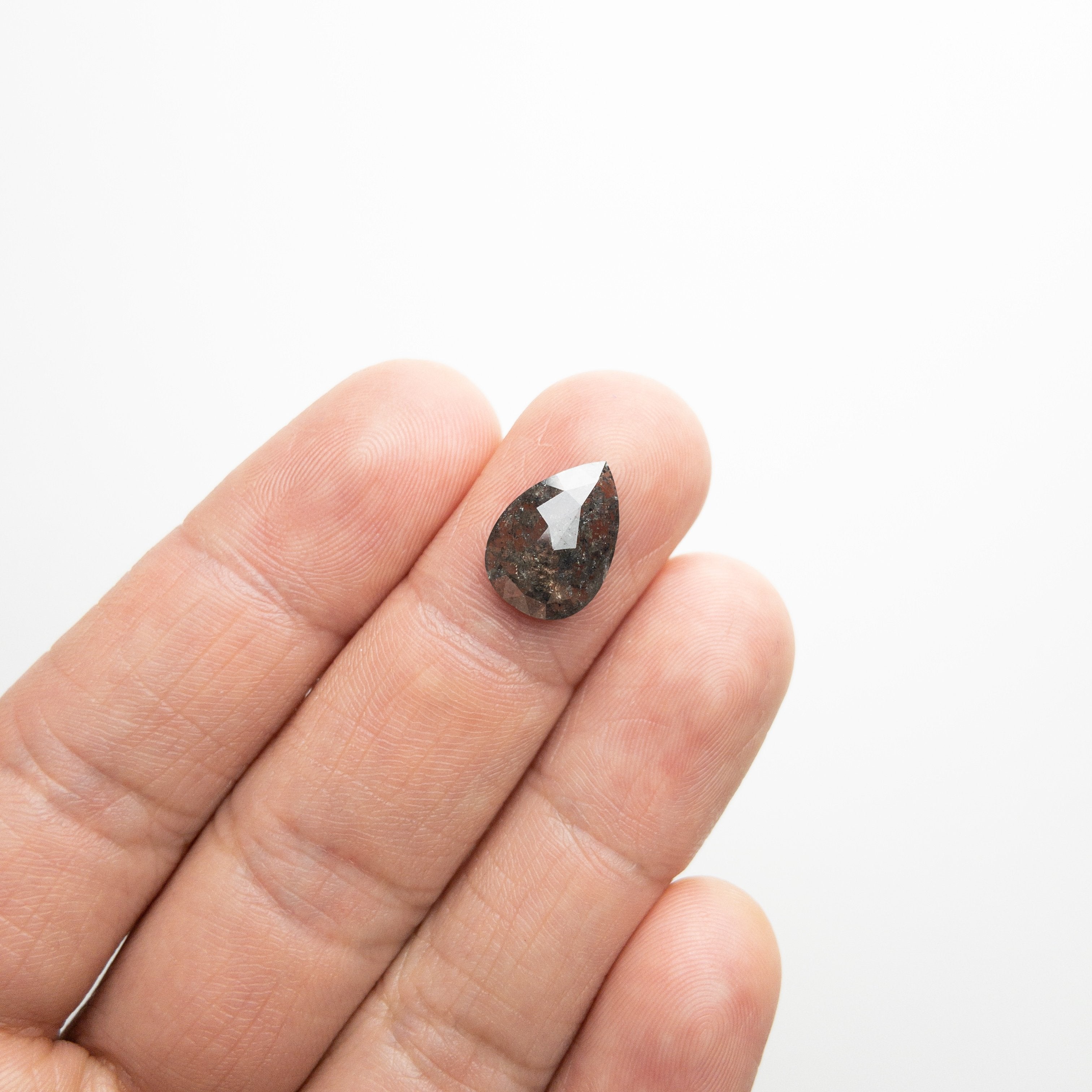 3.79ct 13.66x9.72x3.32mm Pear Rosecut 18132-04 HOLD D1338