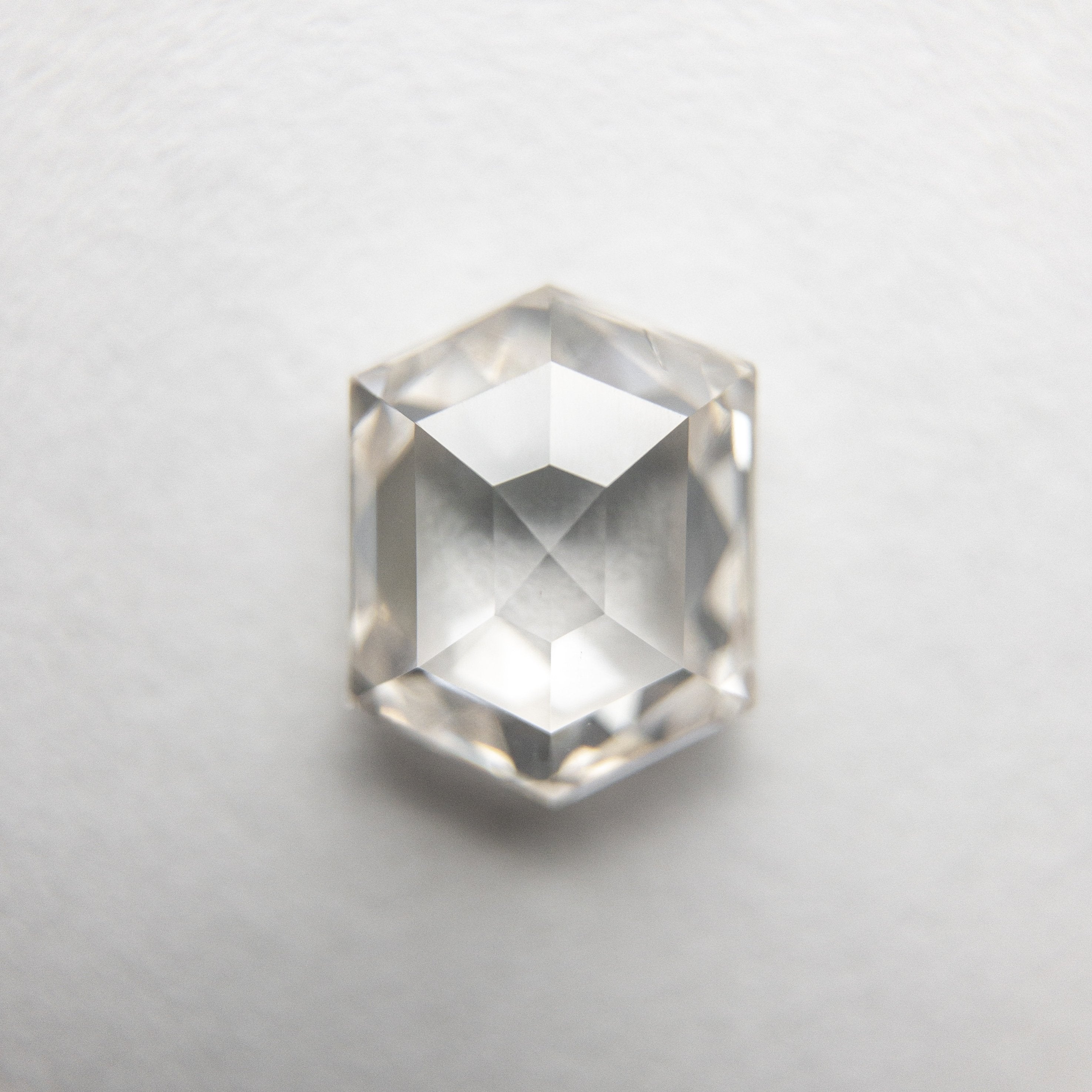1.38ct 7.39x5.85x3.19mm Hexagon Rosecut 18154-02