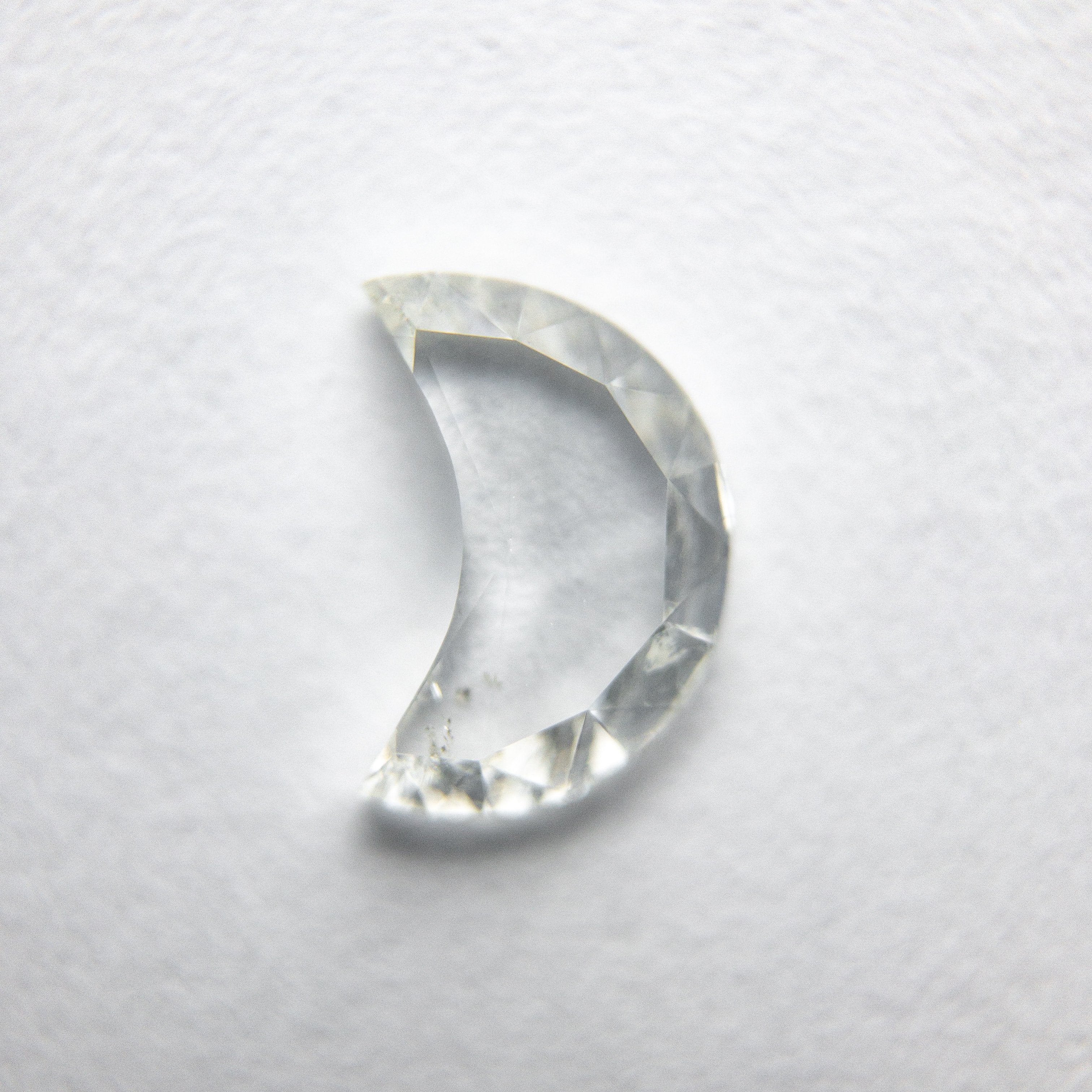 0.86ct 8.15x5.55x2.04mm Crescent Moon Rosecut 18155-01 HOLD D1749