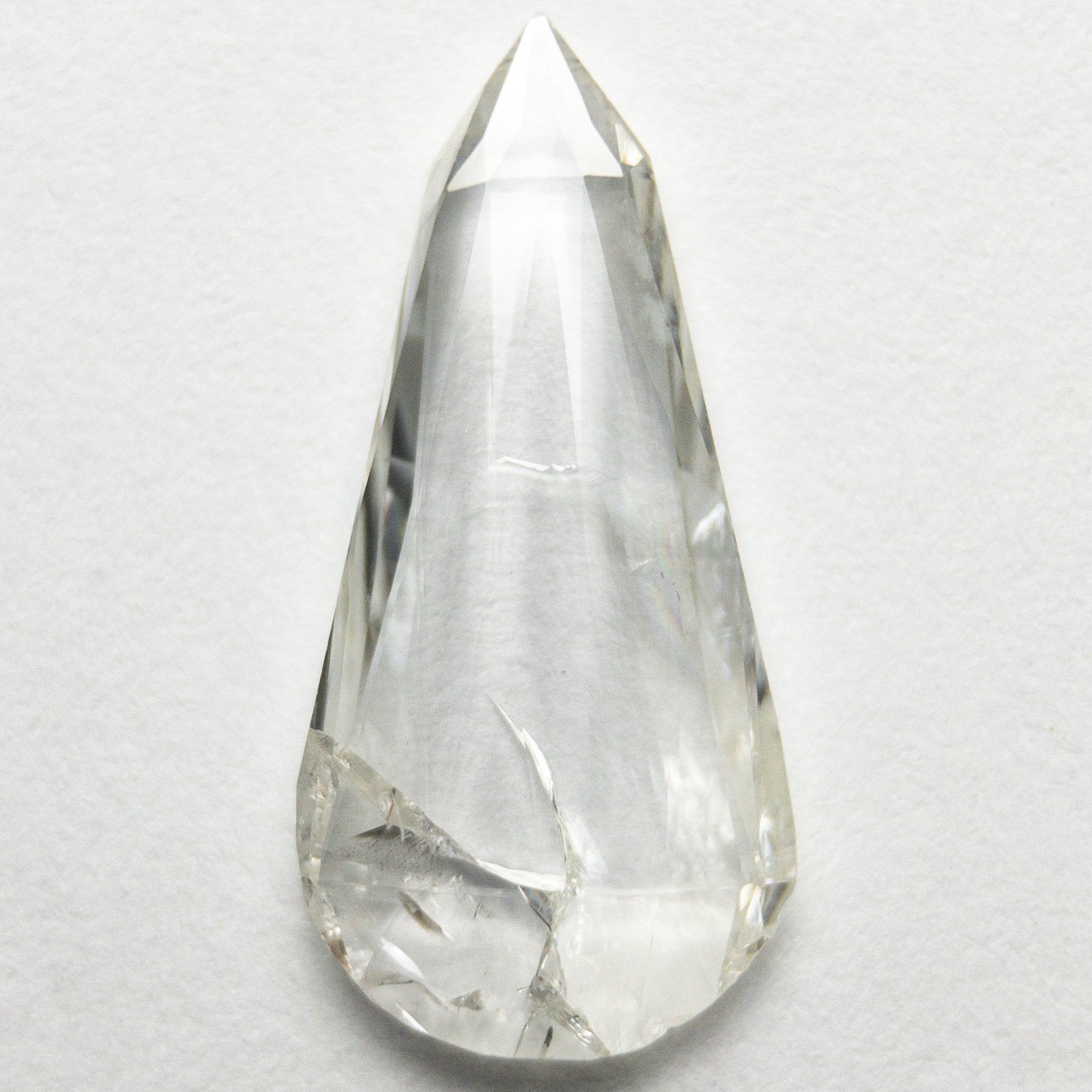 1.79ct 15.84x7.56x1.66mm Amorphous Briolette Cut 18159-01 HOLD D887