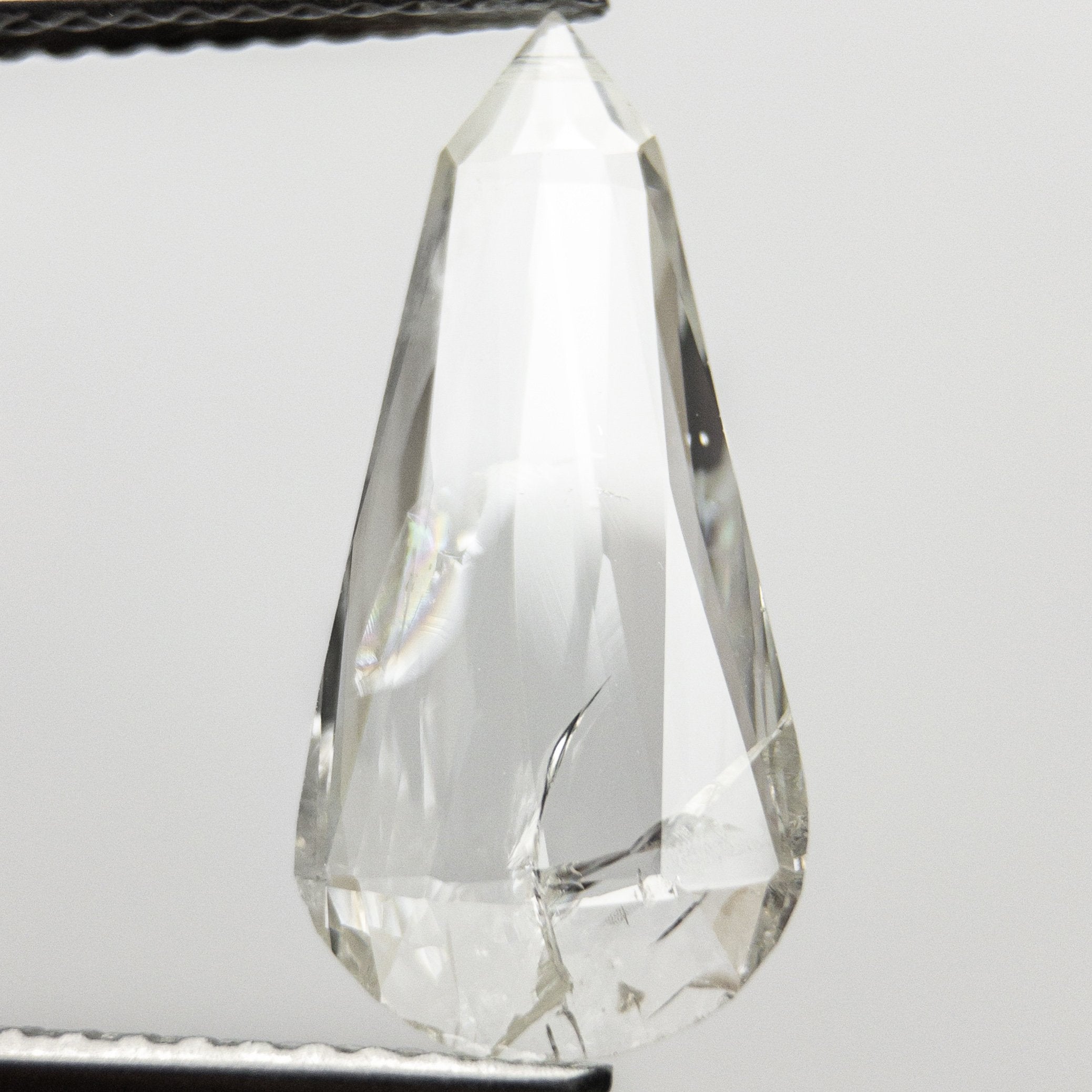 1.79ct 15.84x7.56x1.66mm Amorphous Briolette Cut 18159-01 HOLD D887