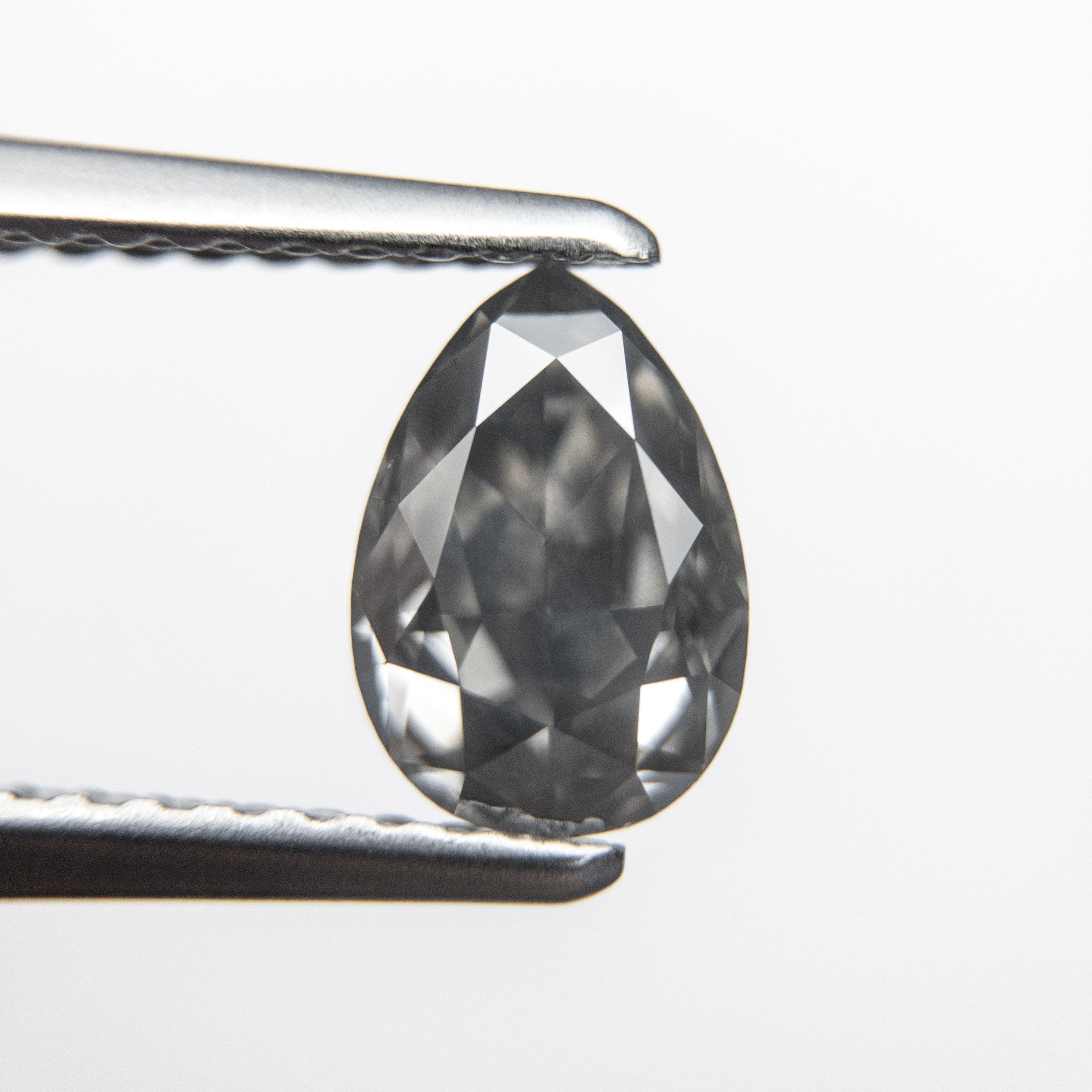 1.01ct 7.42x5.12x3.38mm GIA SI2 Fancy Grey Pear Brilliant 18170-01 HOLD 06.2.20 D772