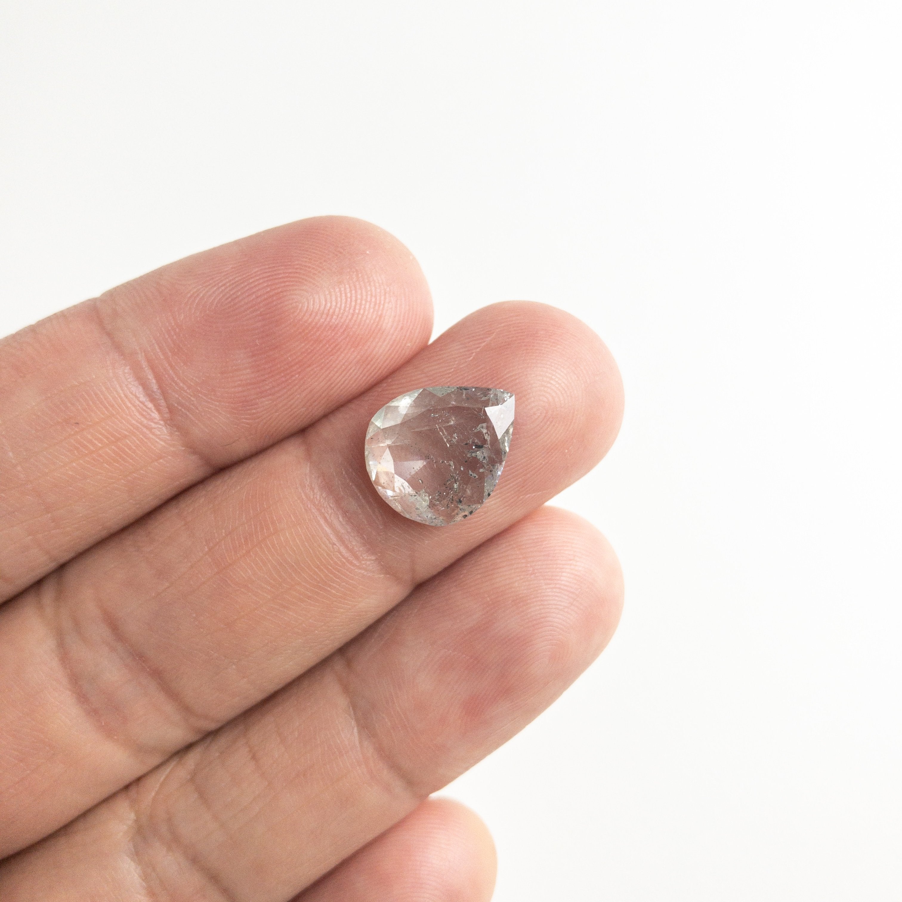 4.15ct 13.56x11.29x3.05mm Pear Rosecut 18189-01 HOLD D988