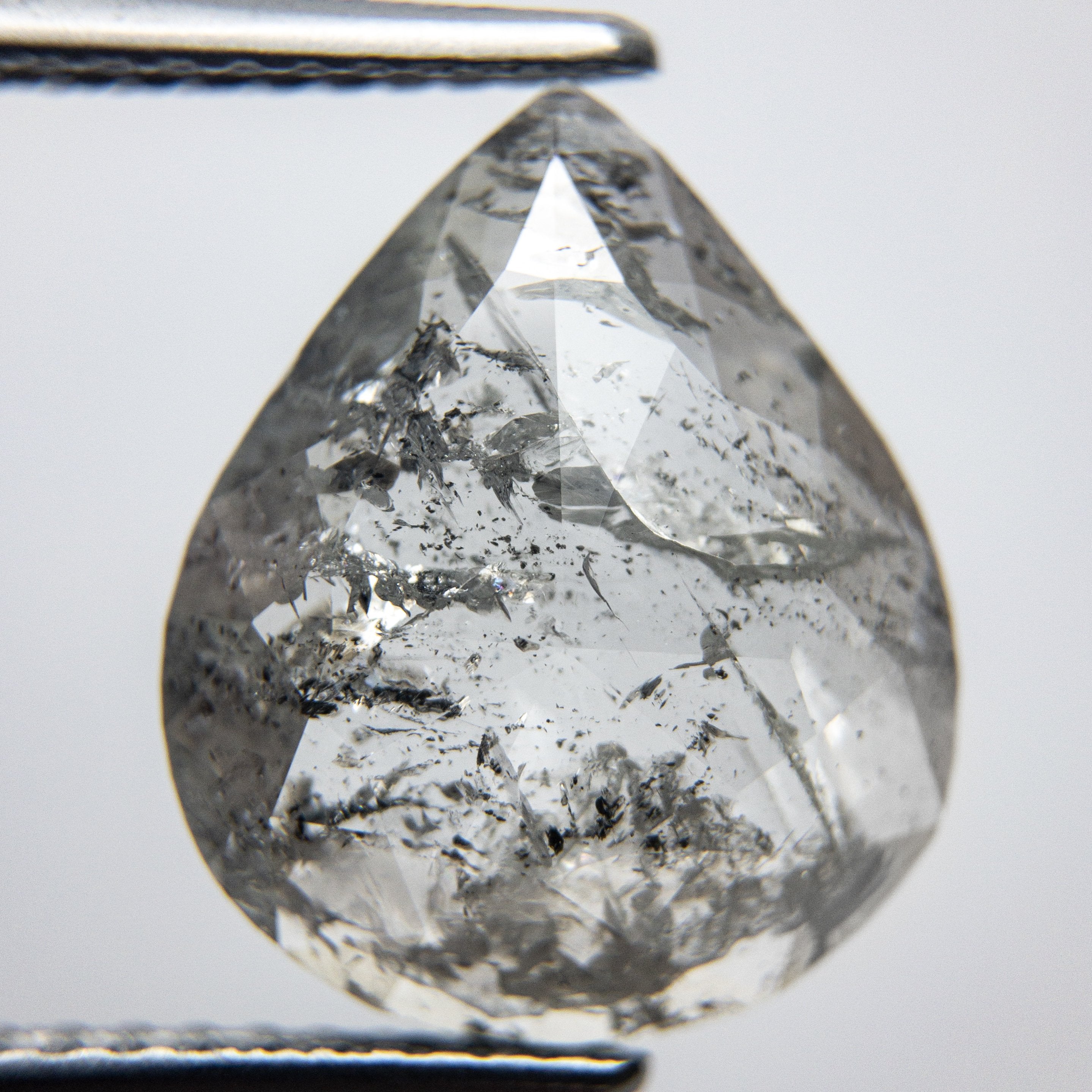 4.06ct 13.55x11.28x3.11mm Pear Rosecut 18189-02