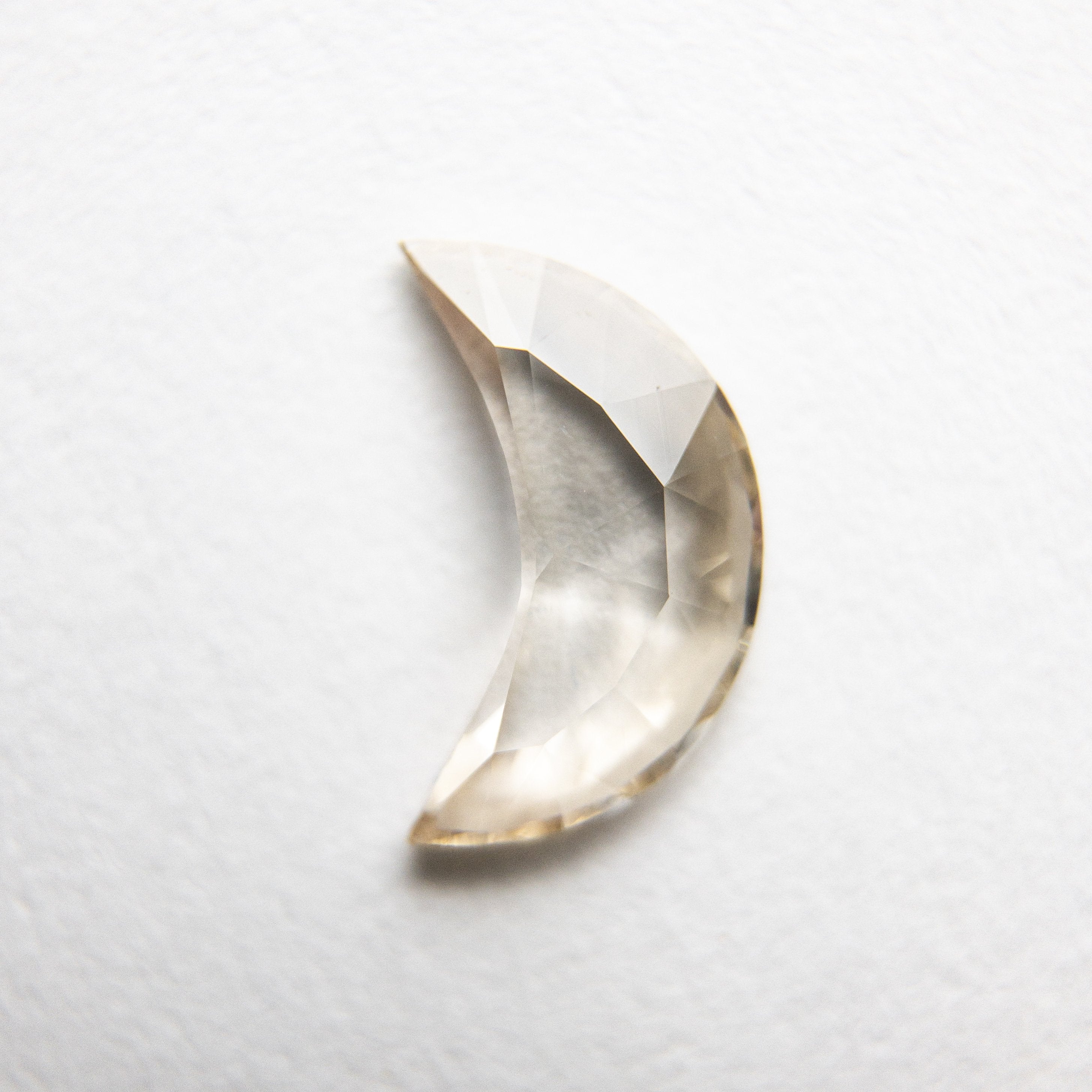 0.58ct 8.63x5.14x1.84mm Crescent Moon Rosecut 18190-04 HOLD