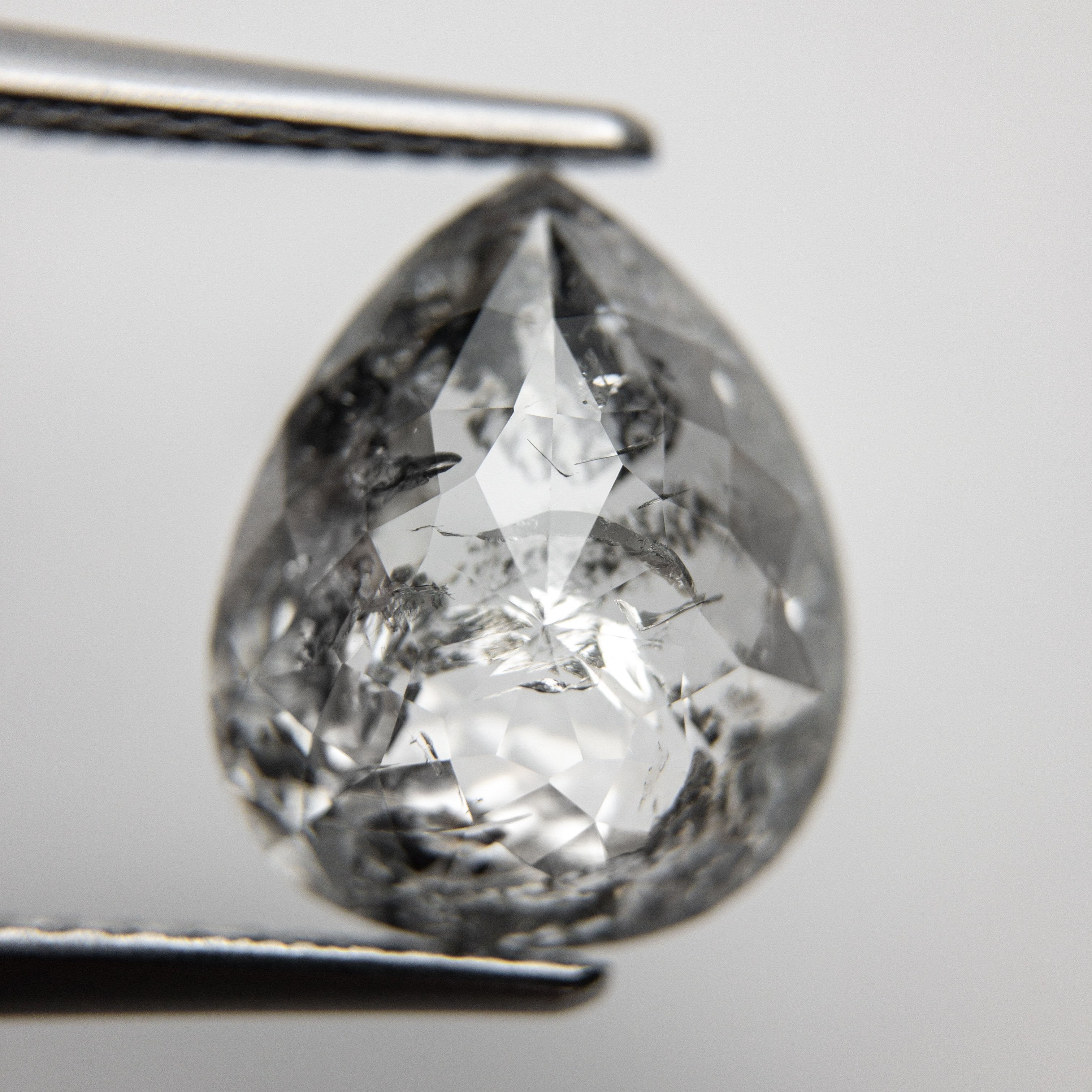 3.77ct 11.93x9.78x4.10mm Pear Rosecut 18211-01