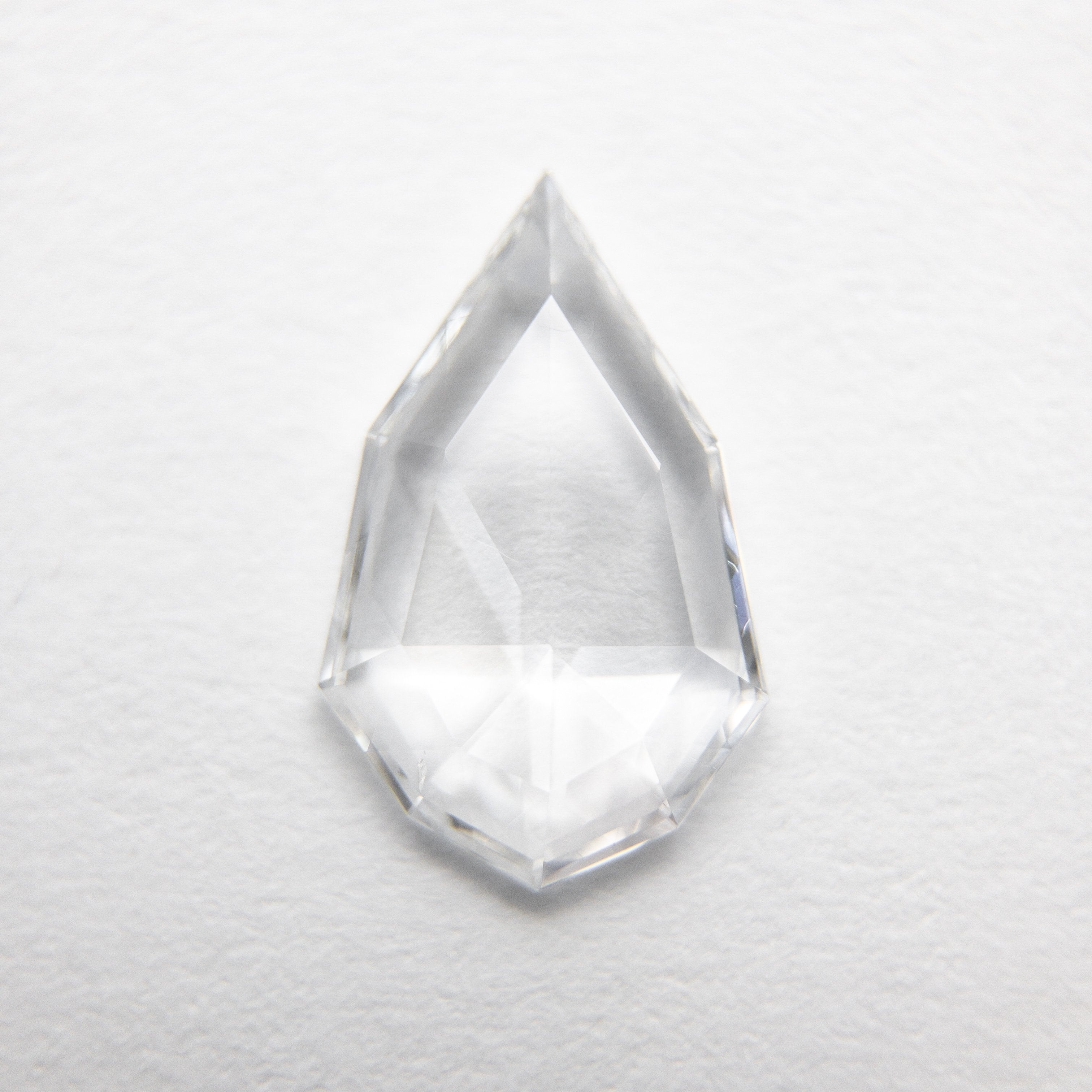 0.90ct 10.65x6.60x1.63mm SI1 E Geo Pear Rosecut 18218-07