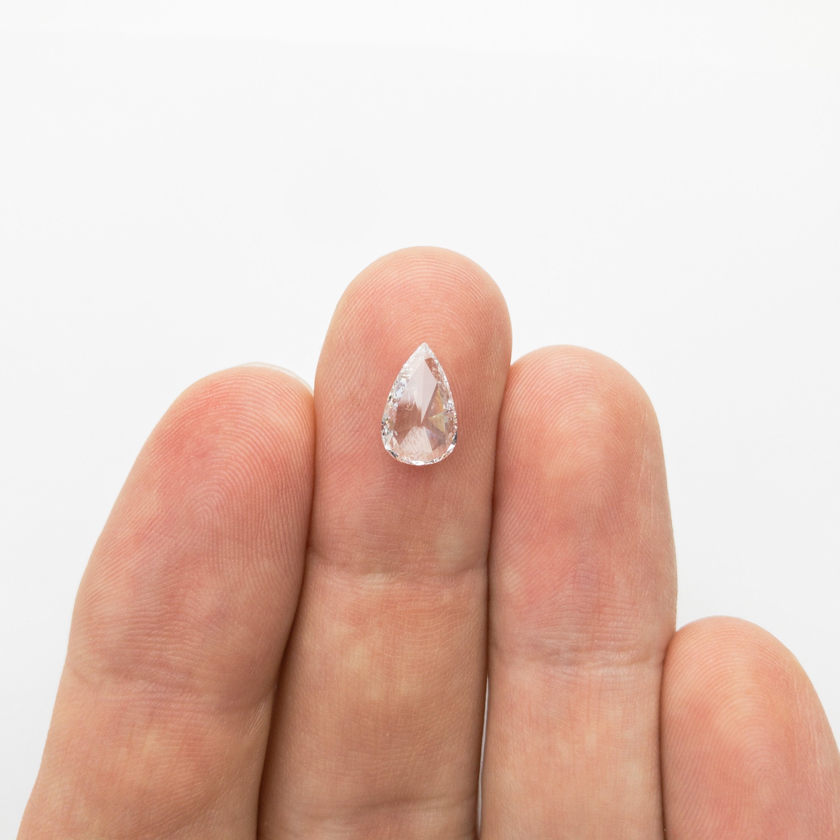 1.06ct 10.16x6.30x2.11mm SI1 F Pear Rosecut 18218-09 HOLD D1306 10/23/20