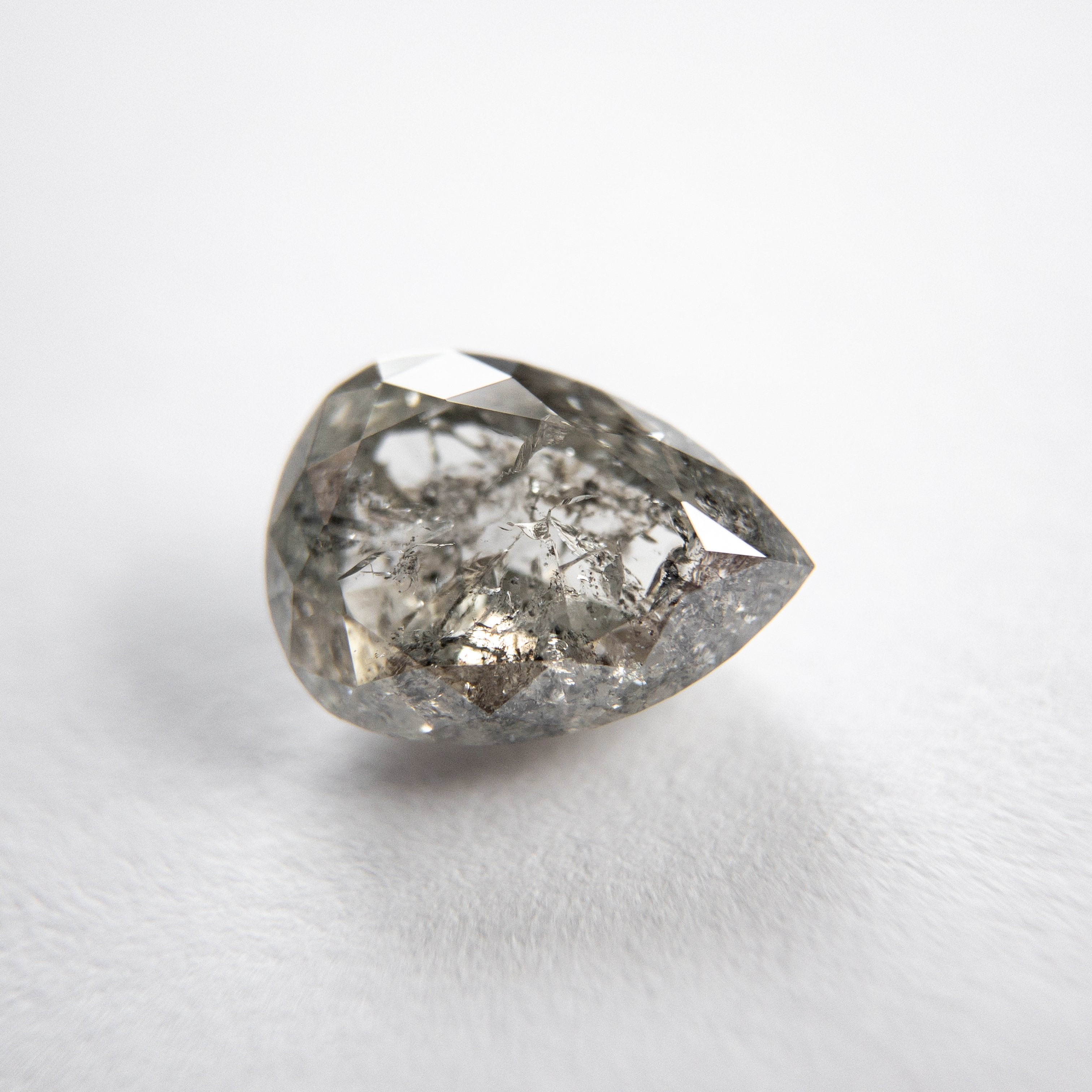 1.98ct 9.17x6.69x4.10mm Pear Double Cut 18223-04 hold D885