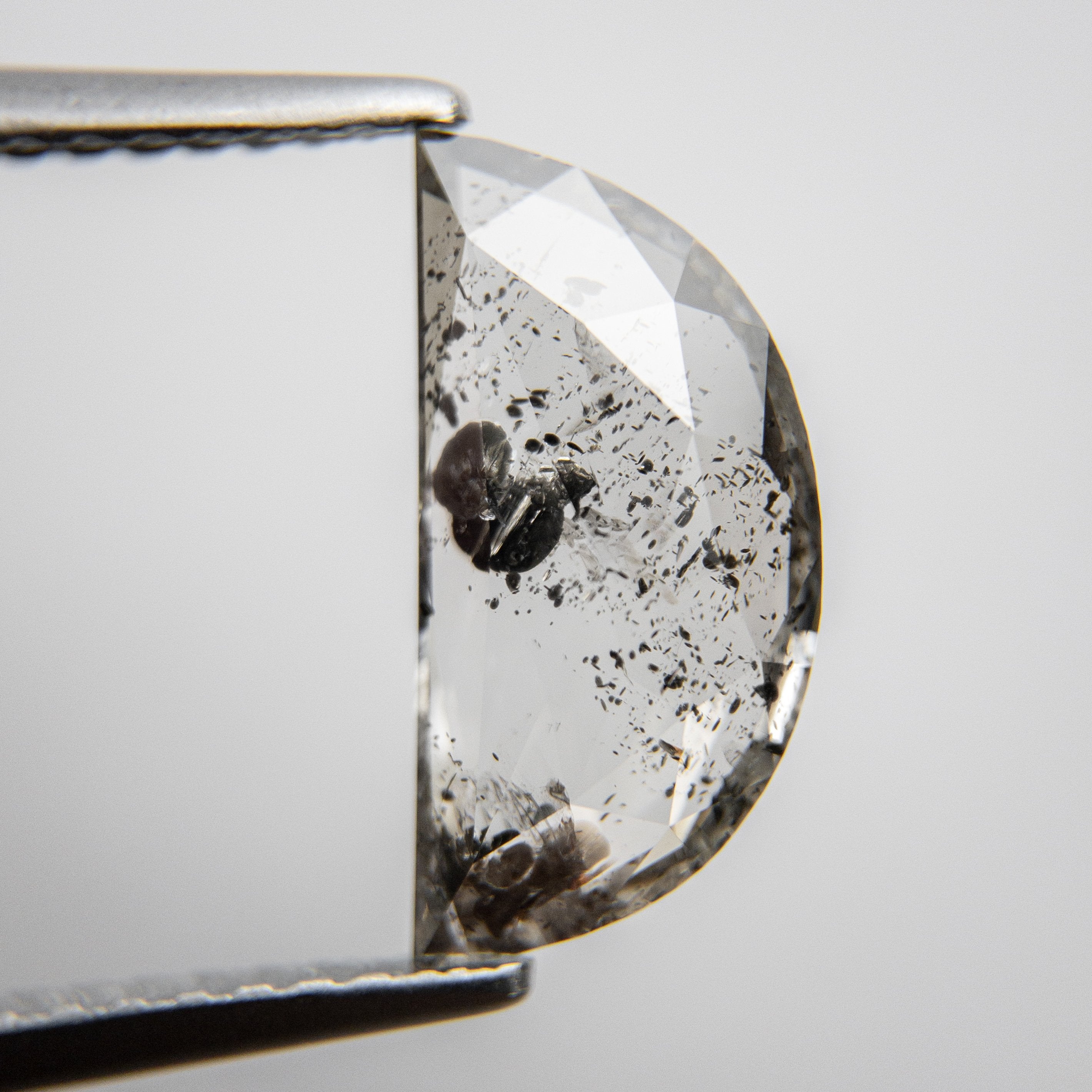 2.04ct 13.03x6.47x2.66mm Half Moon Rosecut 18230-02 Hold D1936