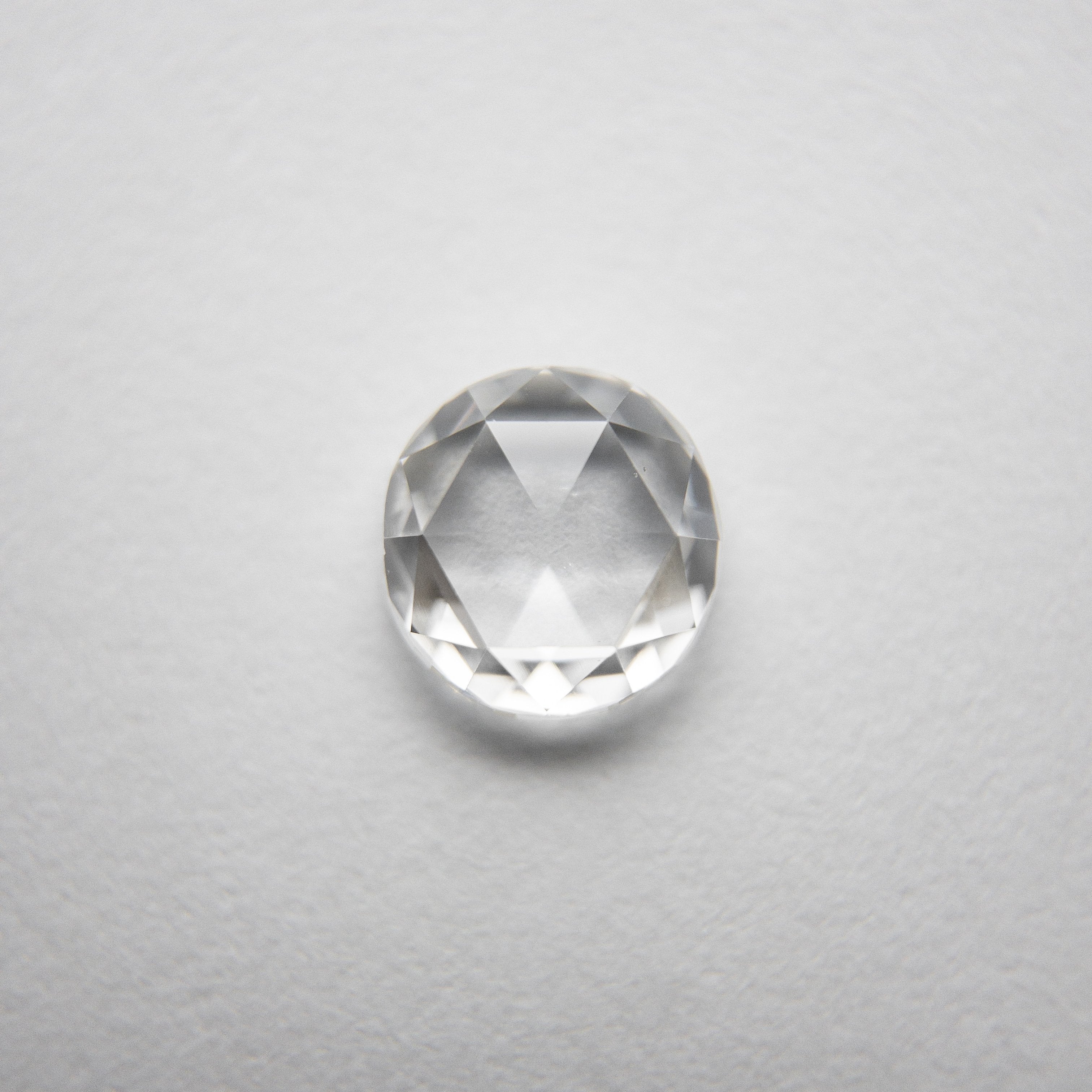 0.89ct 6.05x5.93x2.41mm VS2 F Round Rosecut 18233-01 HOLD D1399