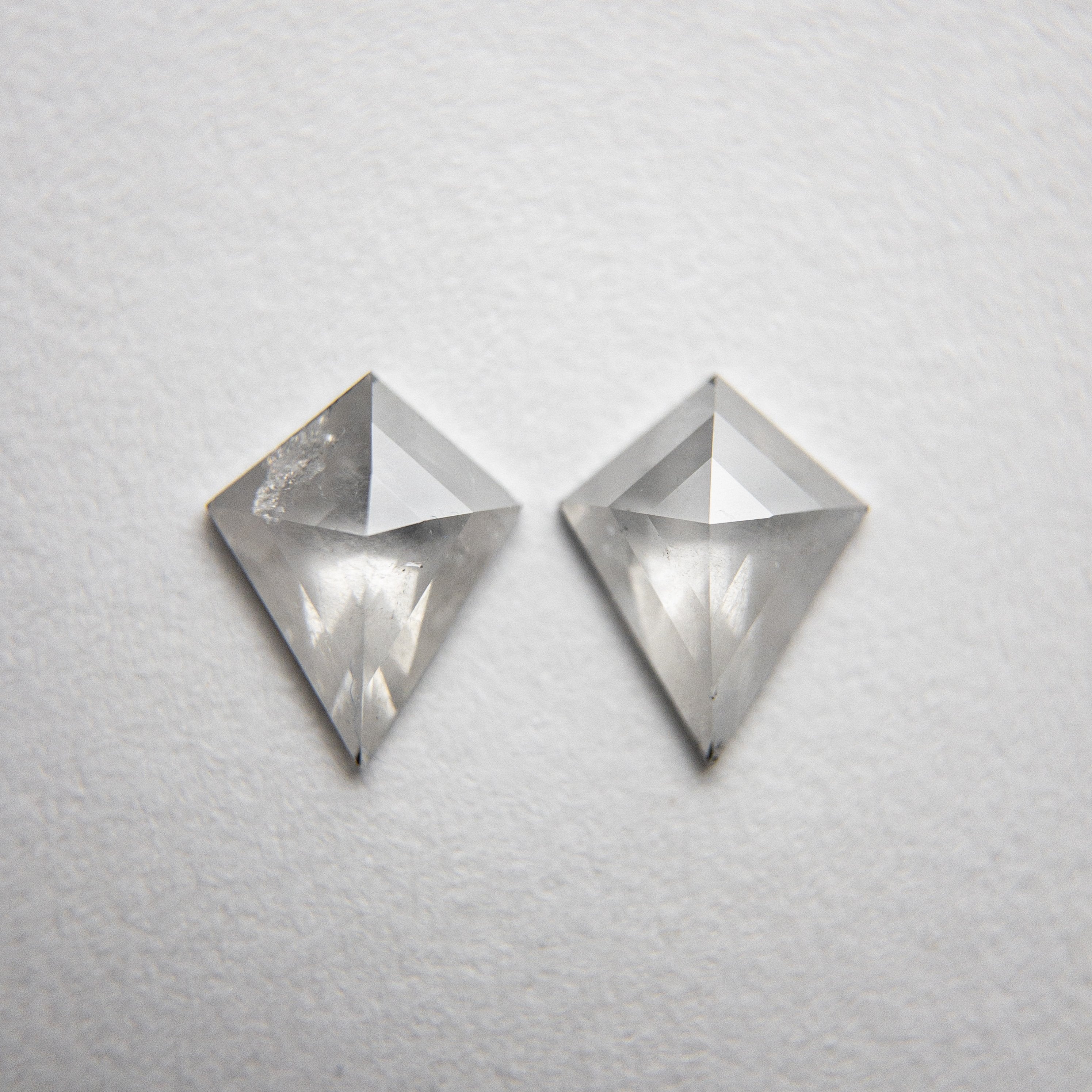 2pc 0.57cttw 6.58x5.17x1.61mm Kite Rosecut Matching Pair 18239-01