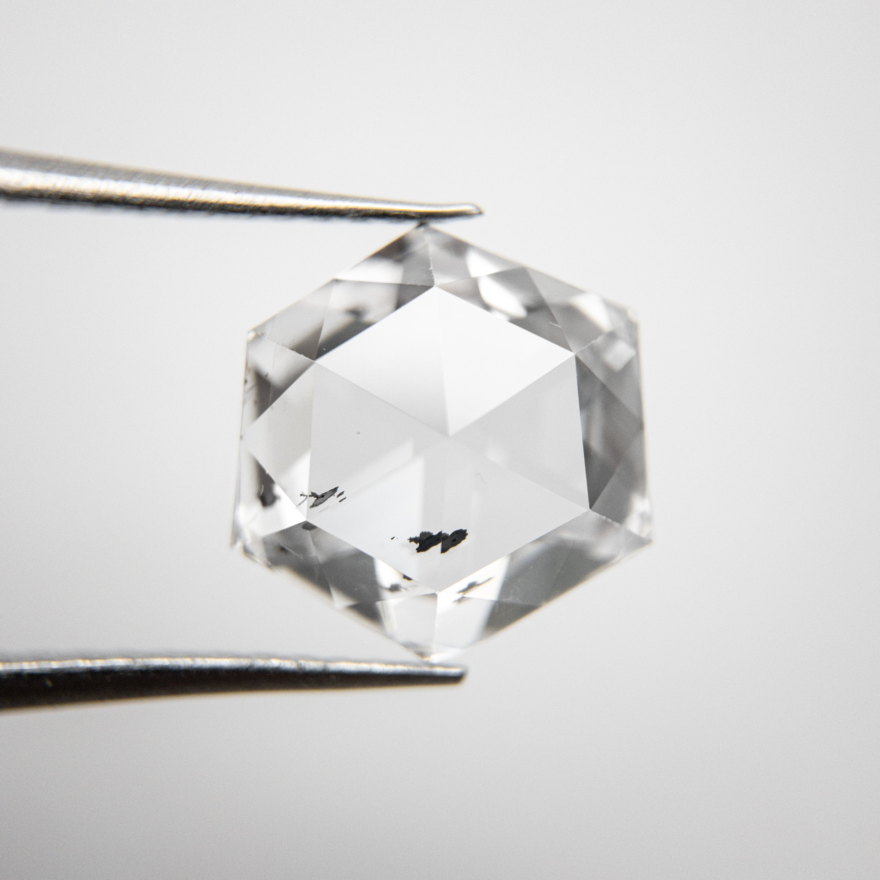1.96ct 9.96x8.36x2.85mm SI2 E Hexagon Rosecut 18276-01