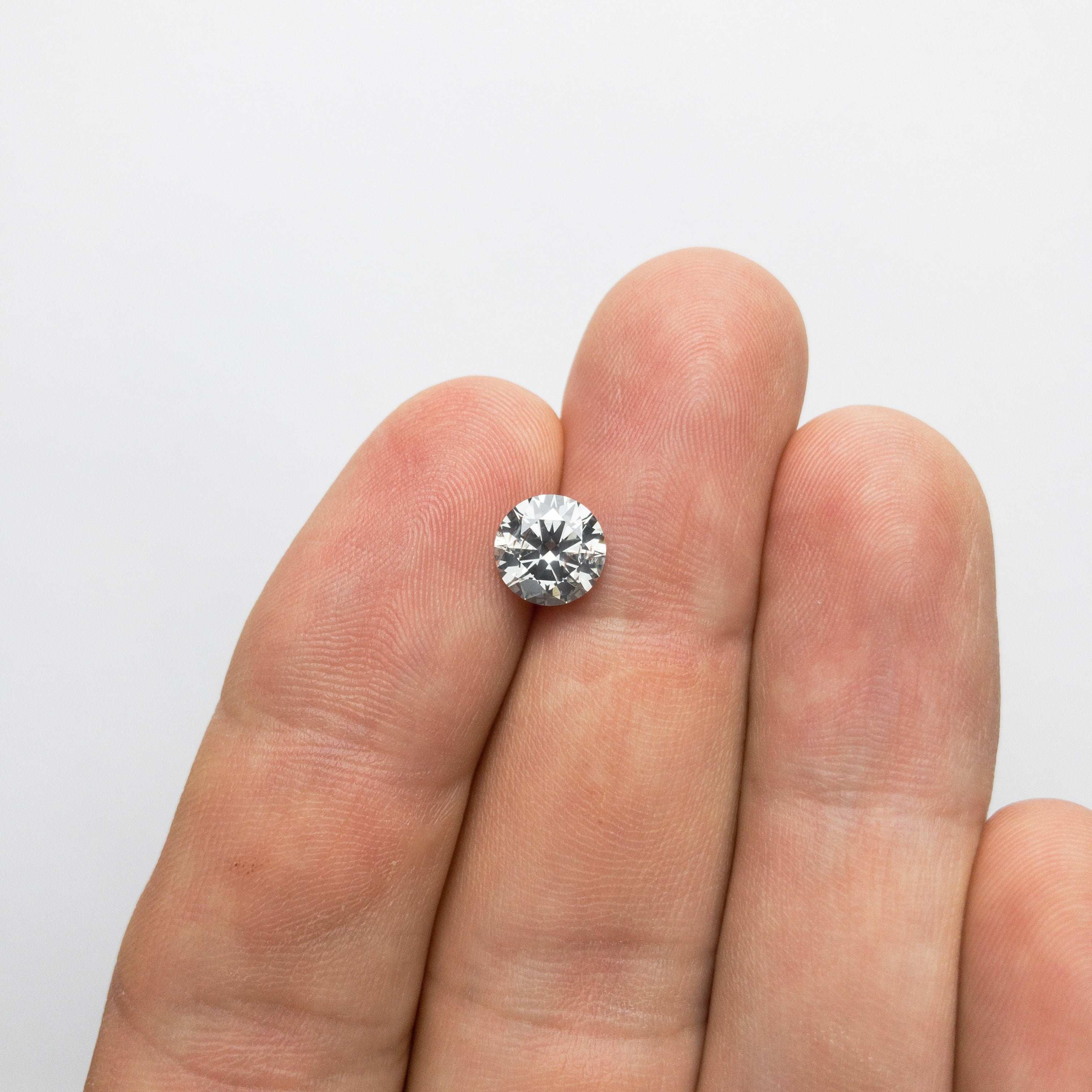 1.50ct 7.49x7.48x4.40mm SI2 Fancy Grey Round Brilliant 18278-01