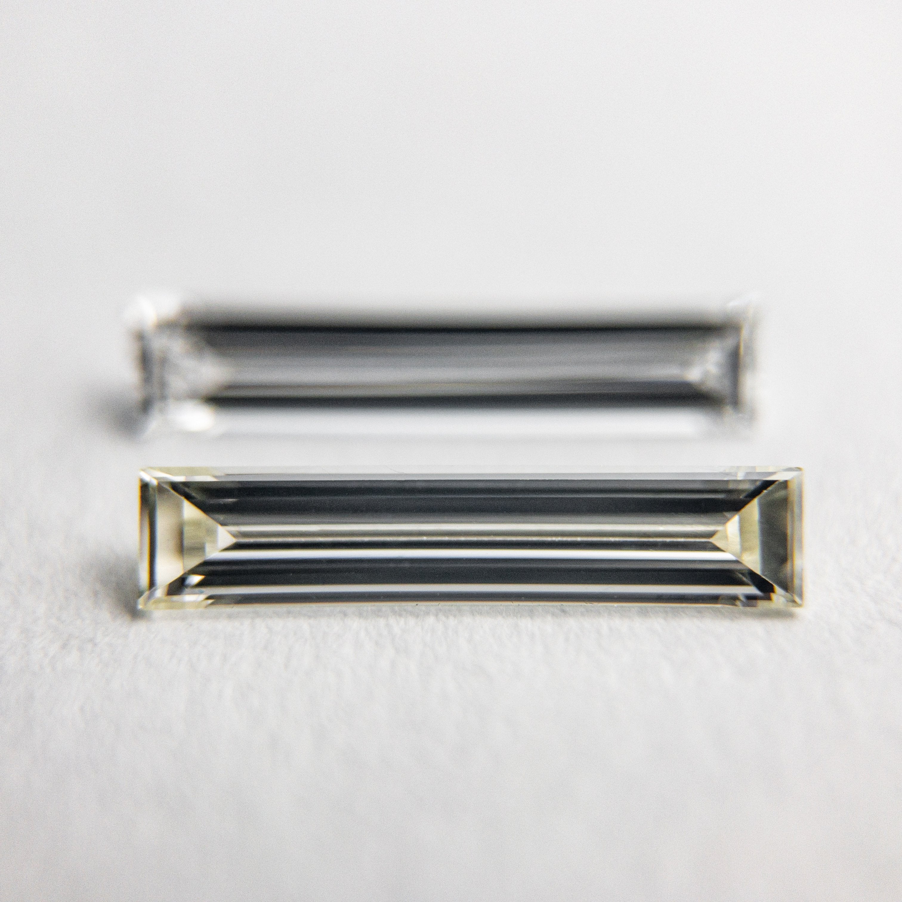 2pc 0.51cttw 9.80x2.00x1.19mm VS G L-M Baguette Step Cut Matching Pair 18280-01