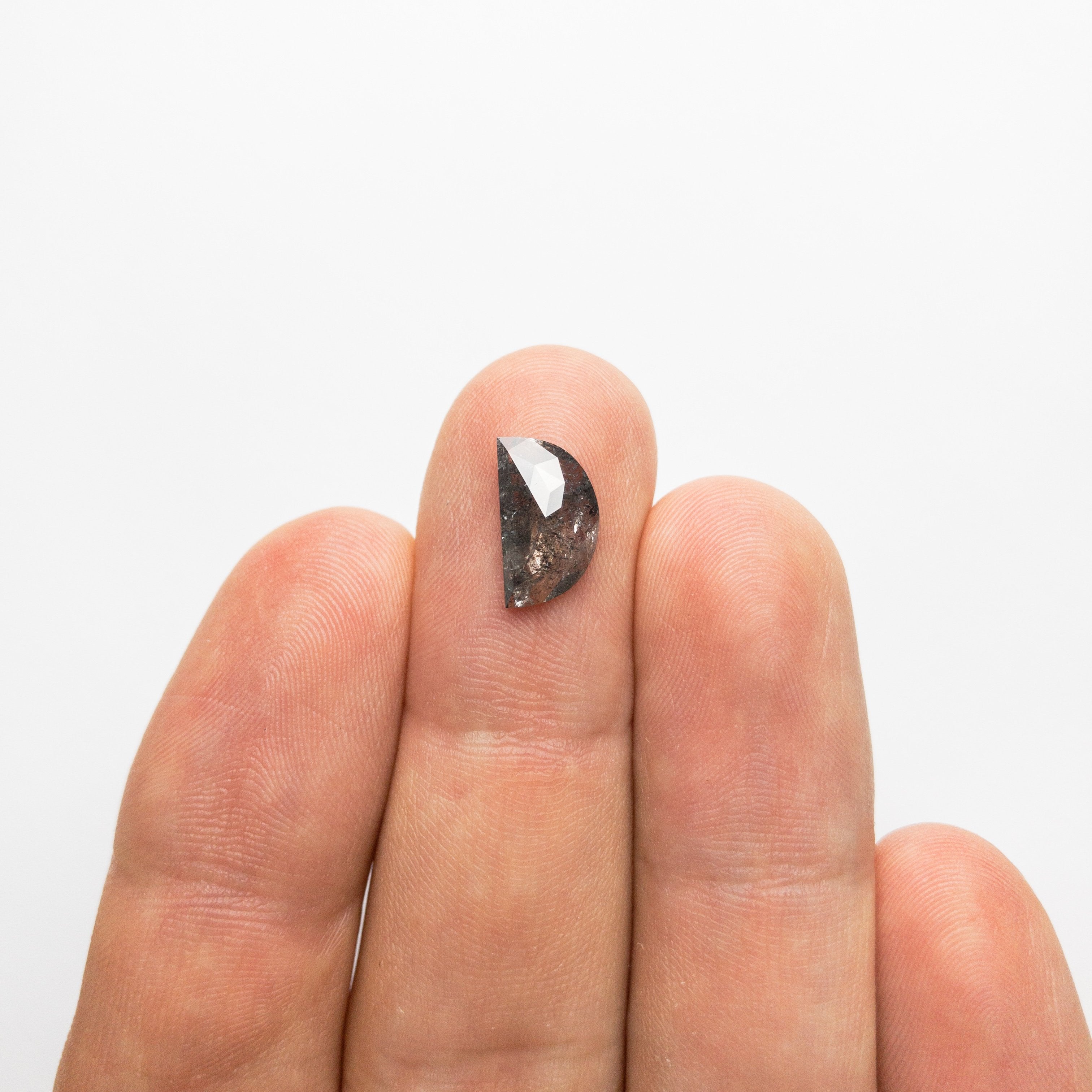 1.85ct 11.67x6.77x2.68mm Half Moon Rosecut 18287-02 hold D1666