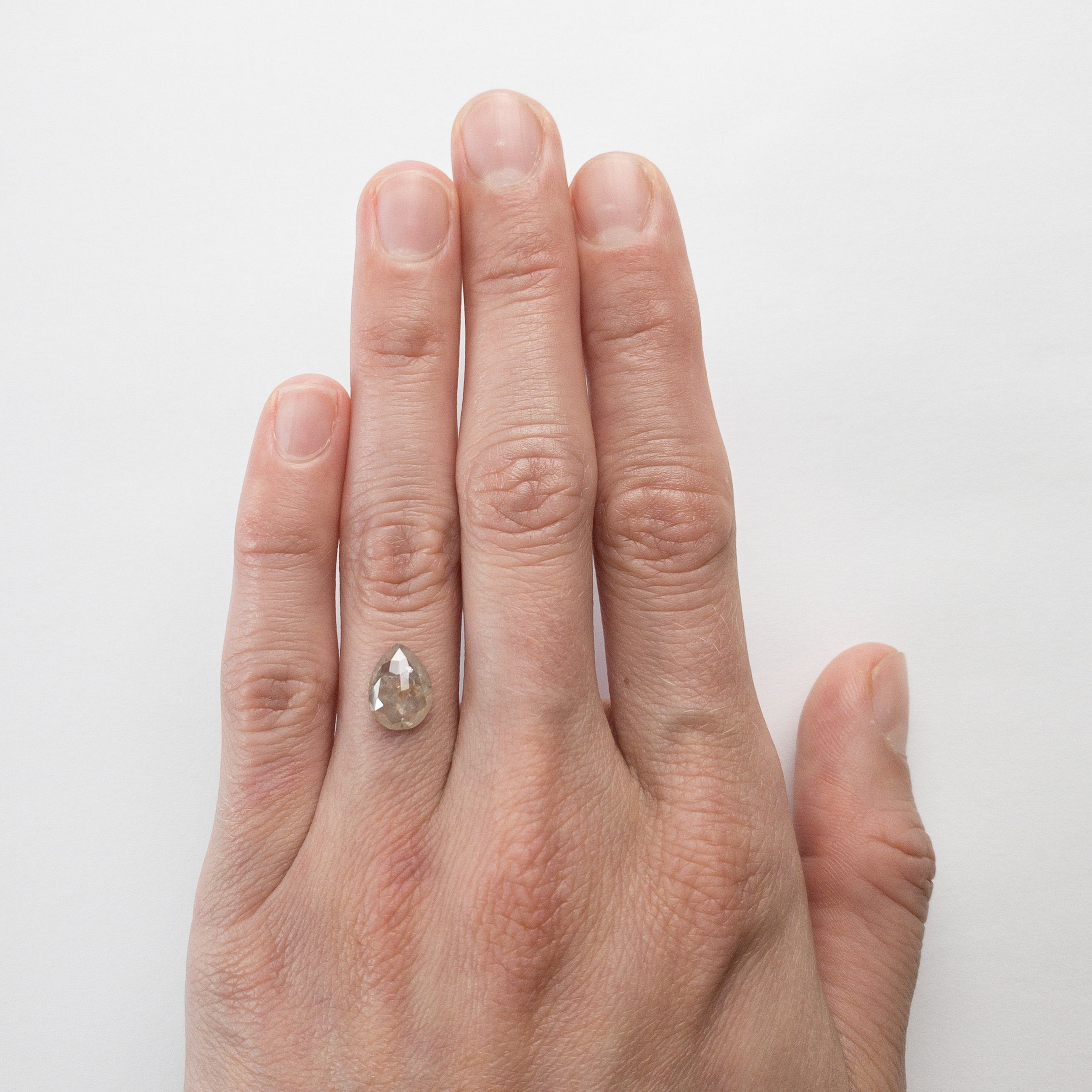 1.64ct 9.52x7.10x2.77mm Pear Rosecut 18293-09