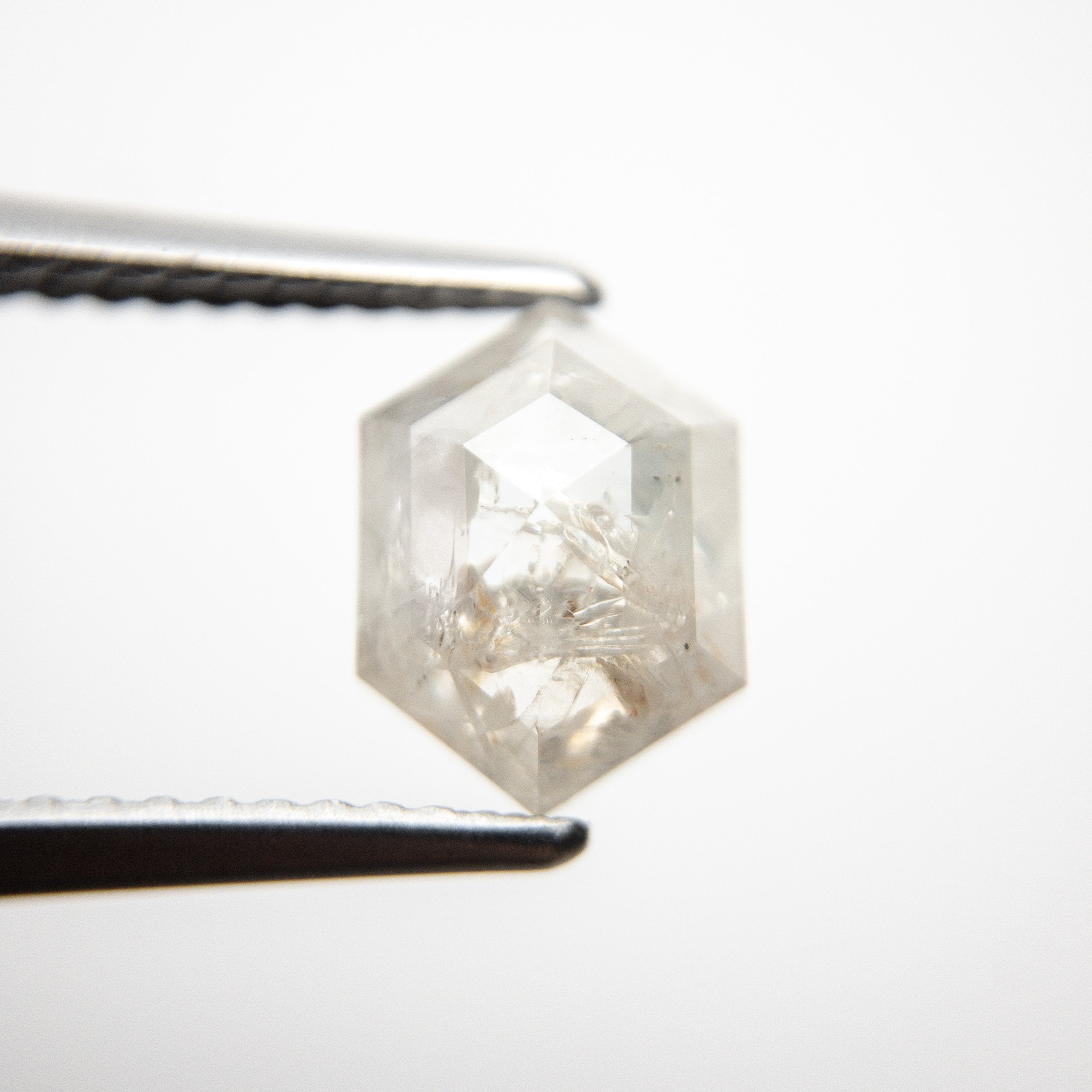 1.69ct 9.05x6.61x3.36mm Hexagon Rosecut 18296-02 memo D1078