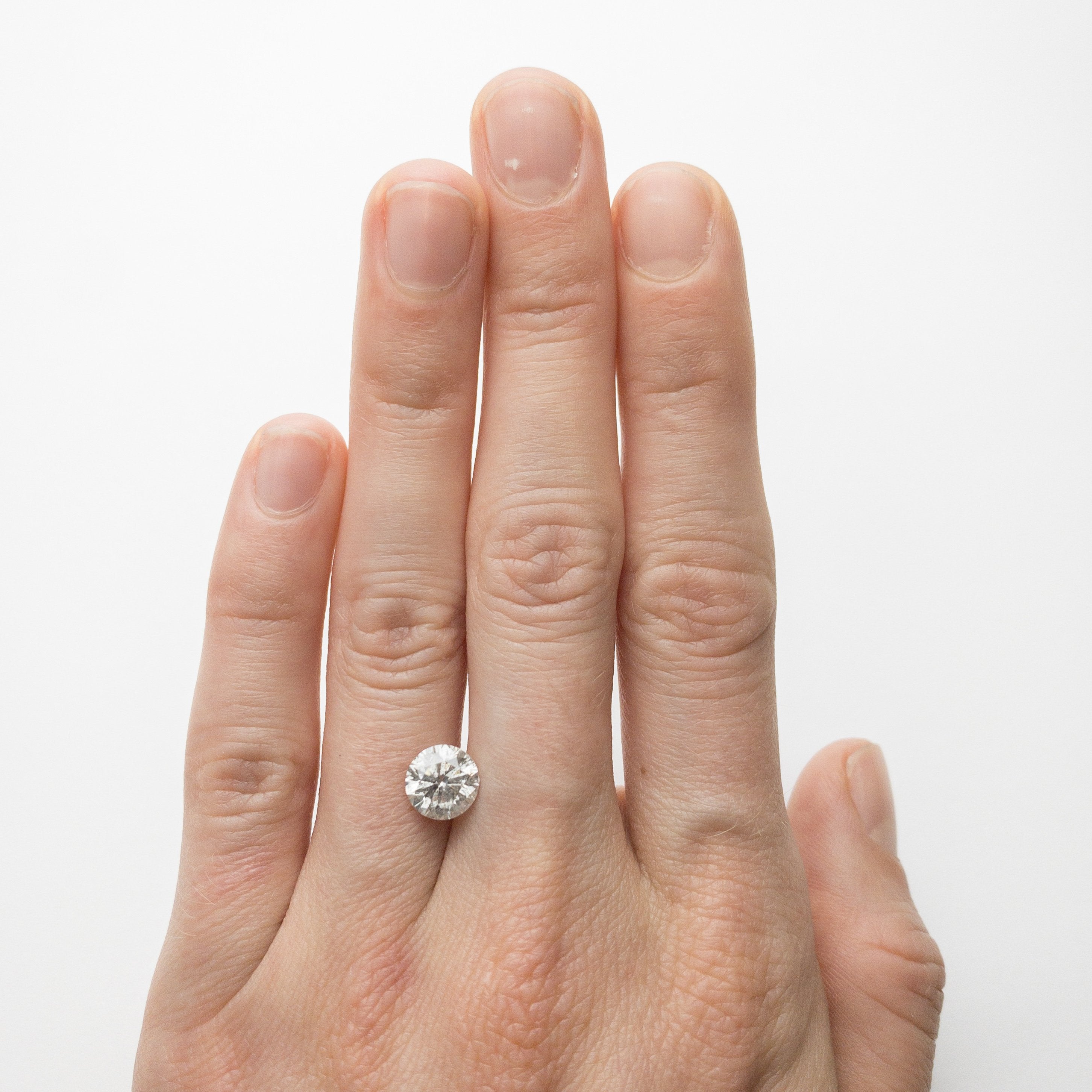 1.53ct 7.16x7.13x4.57mm Round Brilliant 18309-09 HOLD D1234 10/2/20