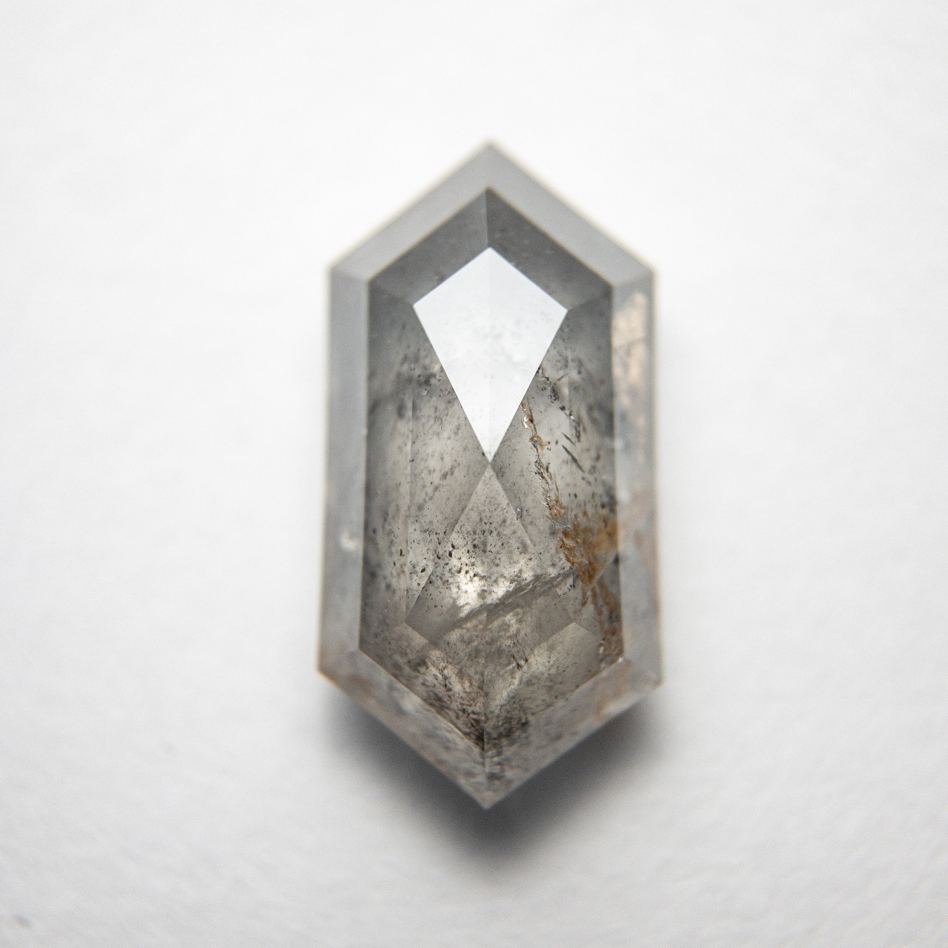 3.27ct 13.17x6.79x4.11mm Hexagon Rosecut 18313-09 Hold D1674
