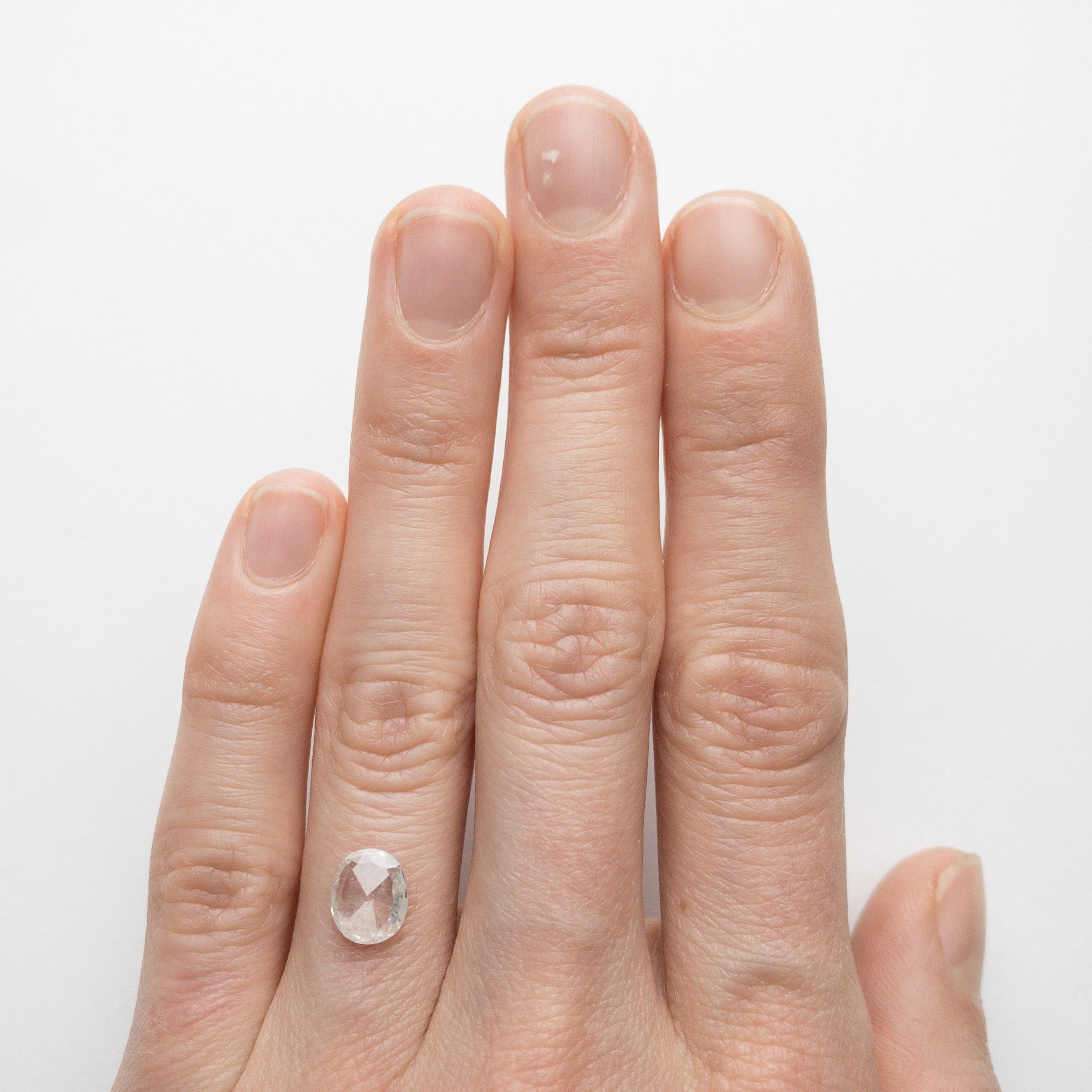 0.99ct 7.57x6.29x2.06mm Oval Rosecut 18318-06 HOLD D1281
