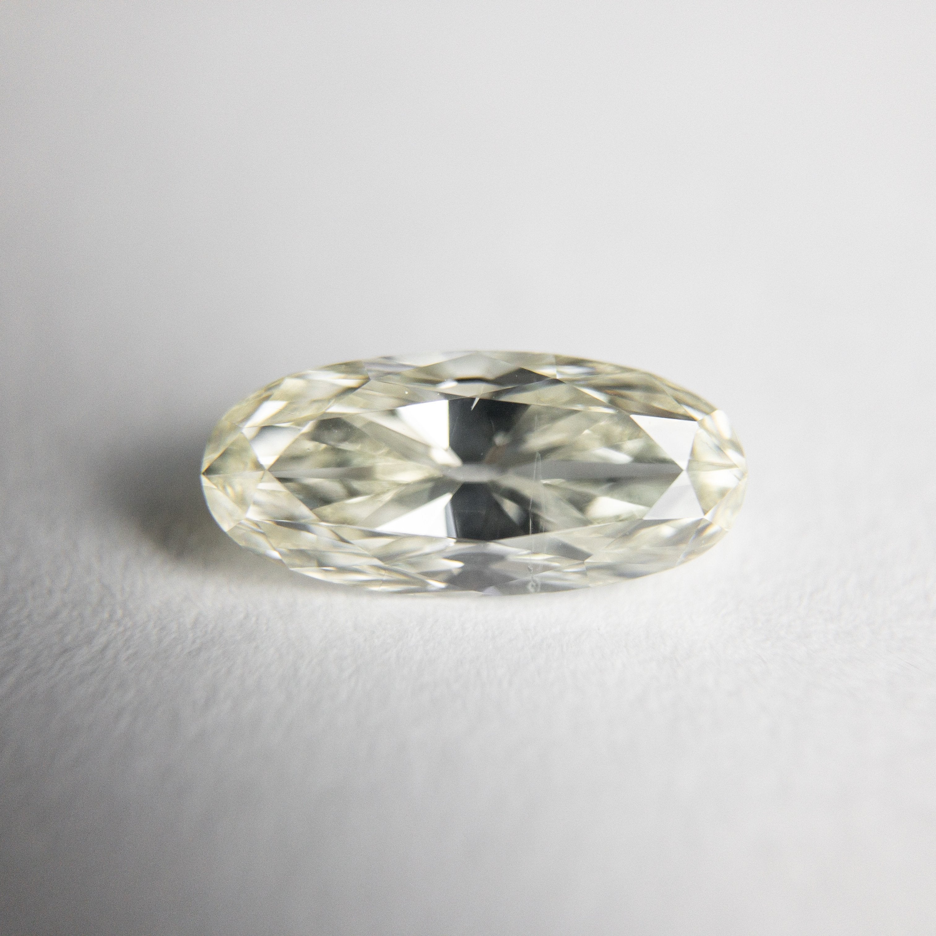 1.03ct 9.43x4.35x3.26mm SI2 K-L Moval Modern Antique Cut 18329-01