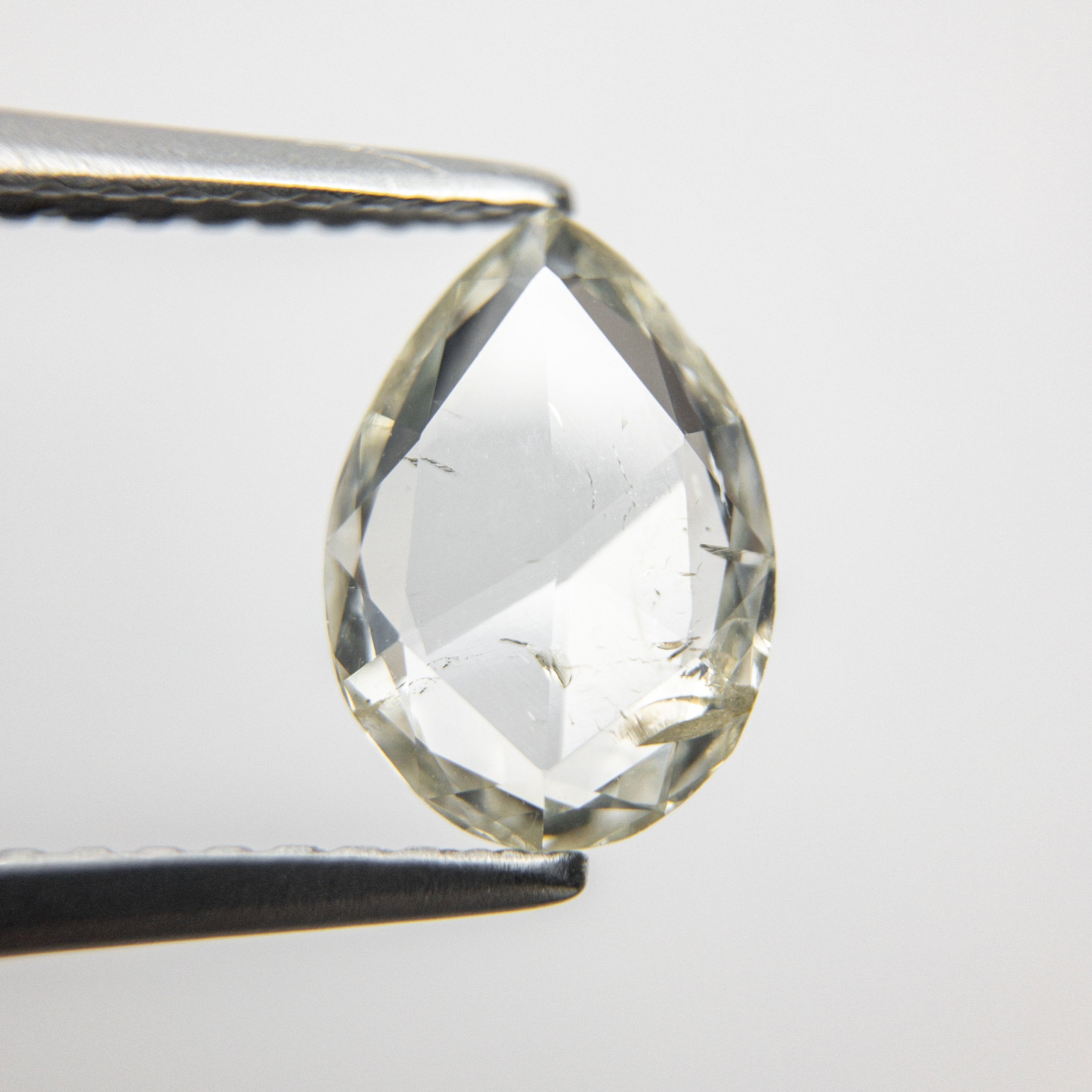 1.02ct 9.13x6.46x1.81mm I1 K-L Pear Rosecut 18344-01 hold d1324