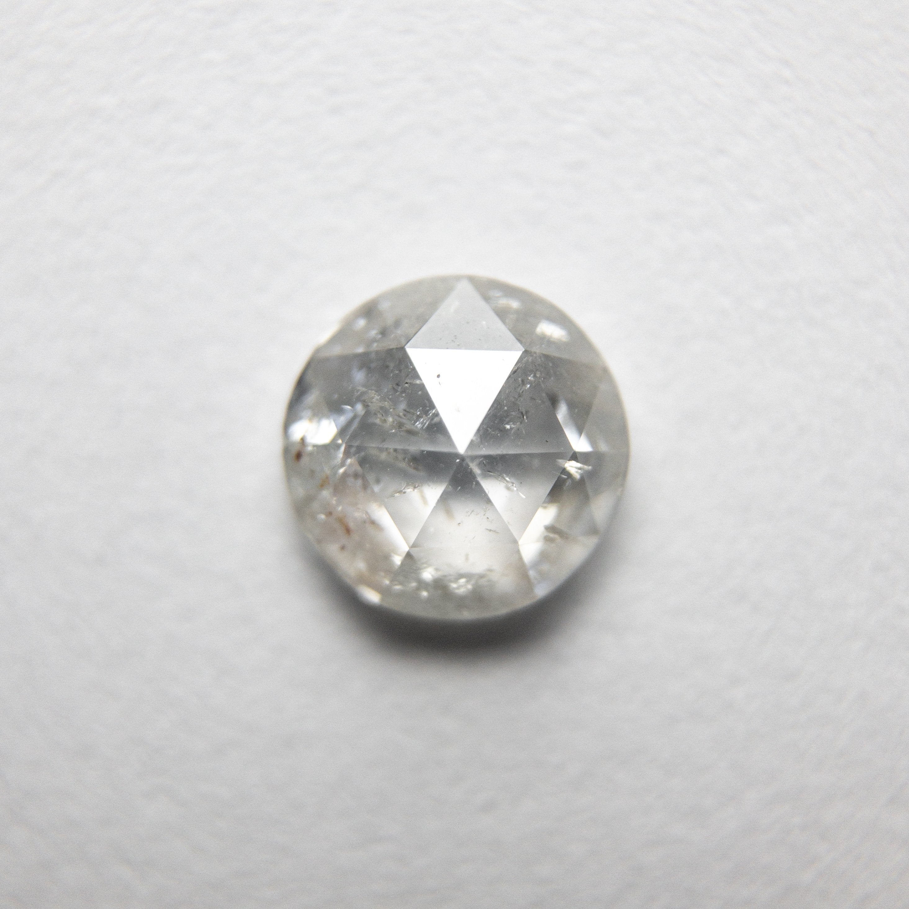 0.78ct 6.12x6.06x2.57mm Round Rosecut 18351-01 Hold D1793