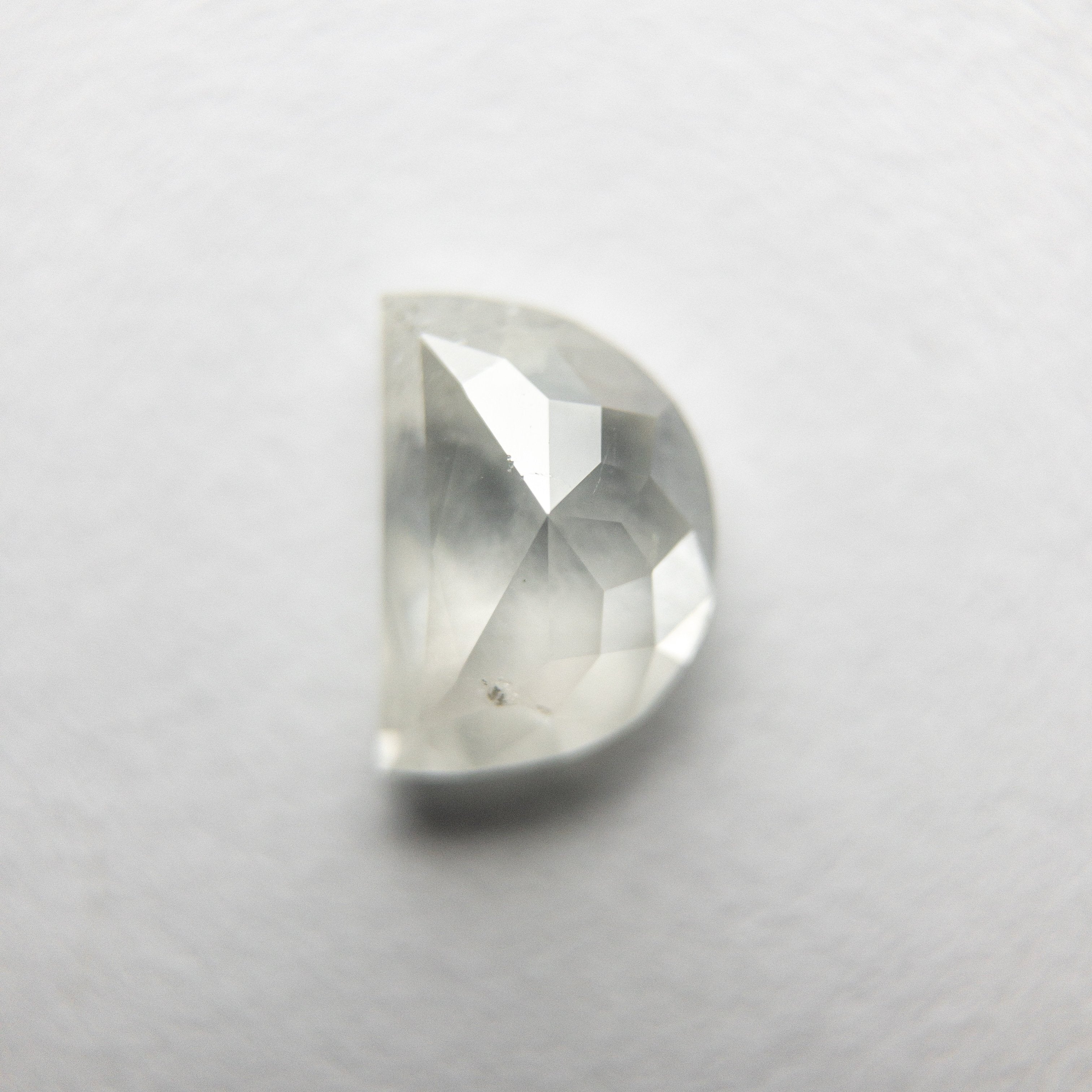 0.80ct 6.37x4.44x2.95mm Half Moon Rosecut 18351-15 HOLD D1630