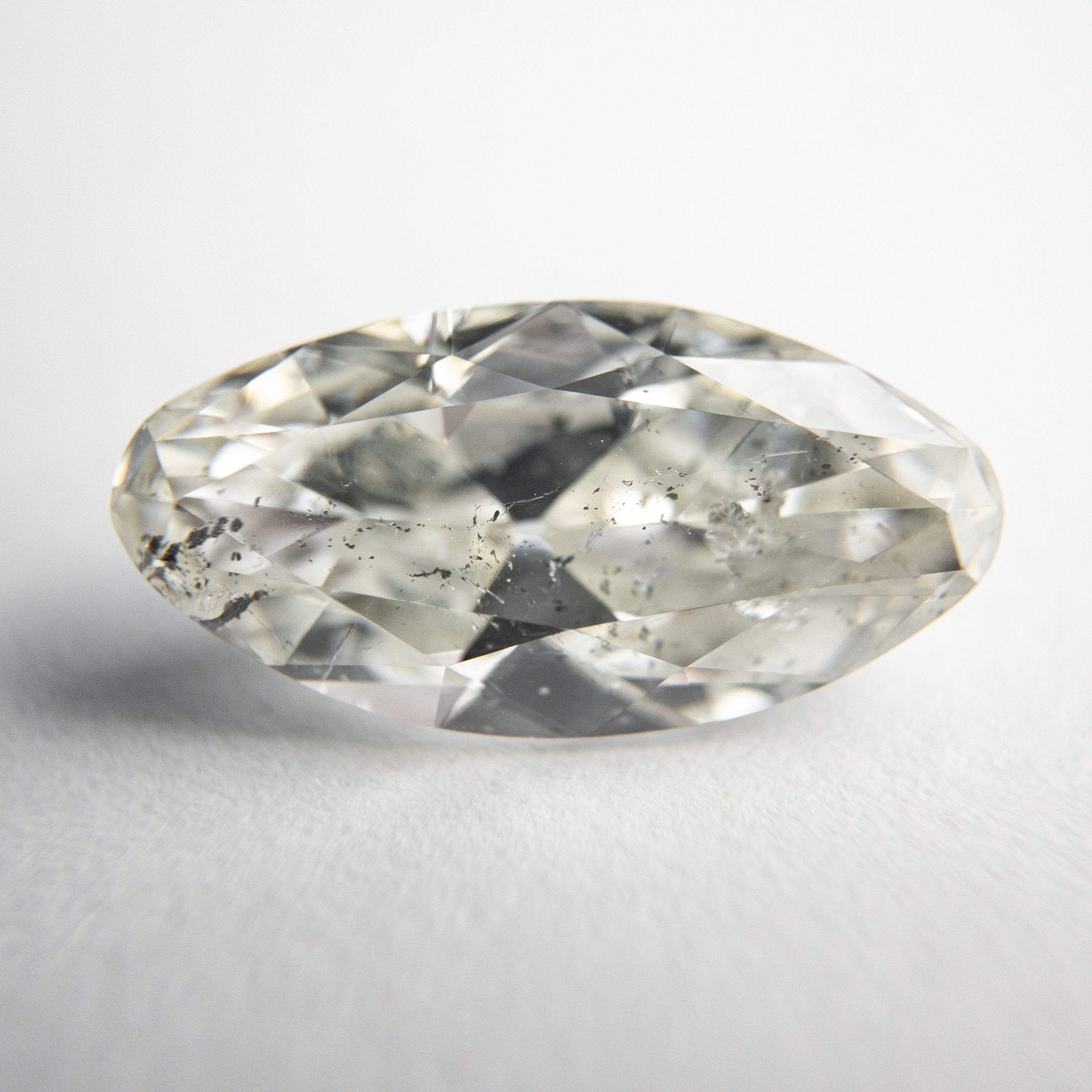 3.07ct 14.44x7.52x4.46mm I1 J Moval Antique Cut 18358-01 HOLD D1966