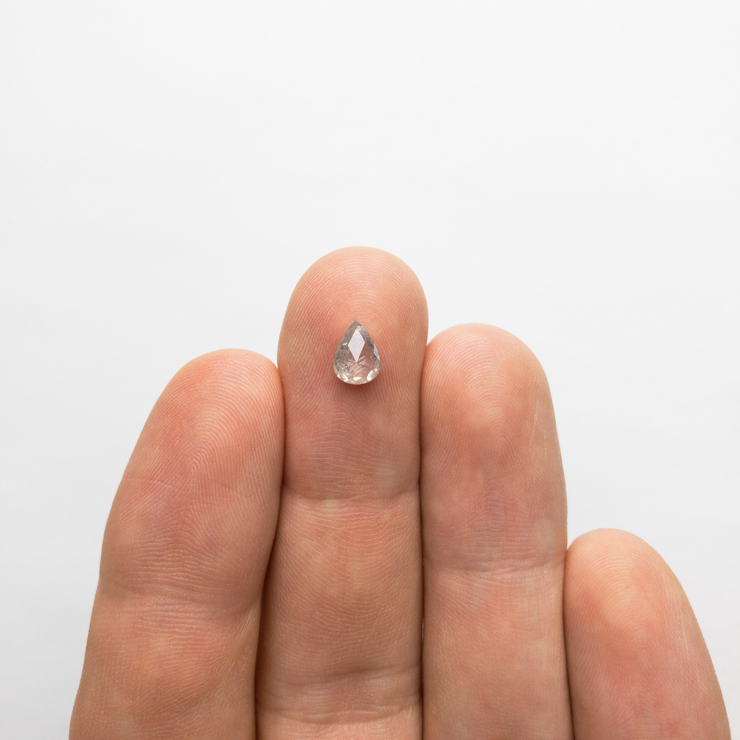 0.77ct 6.91x5.00x2.74mm Pear Rosecut 18361-12 HOLD D1529 11/27/20