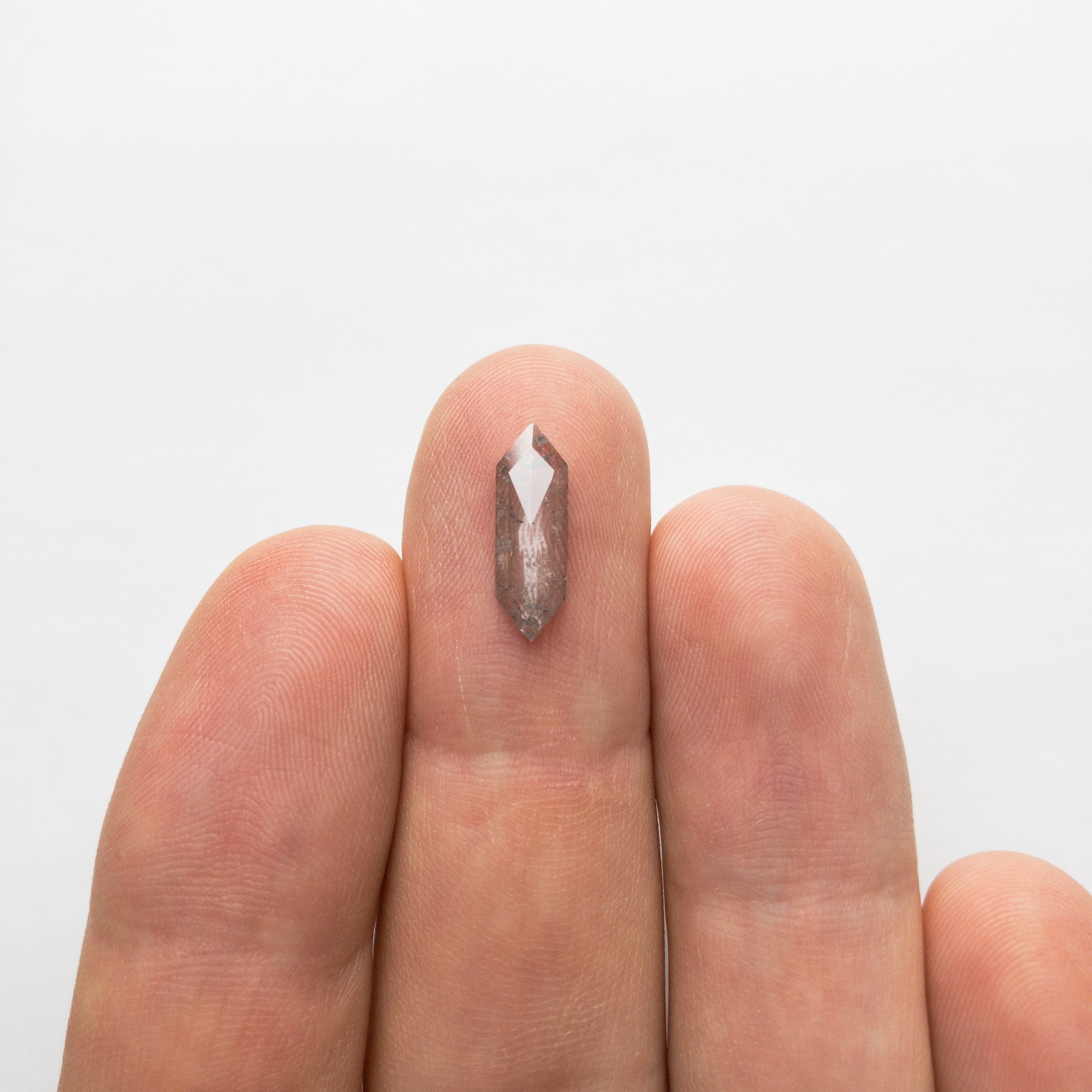 1.11ct 14.37x4.78x1.75mm Hexagon Rosecut 18366-13 hold sync D1793