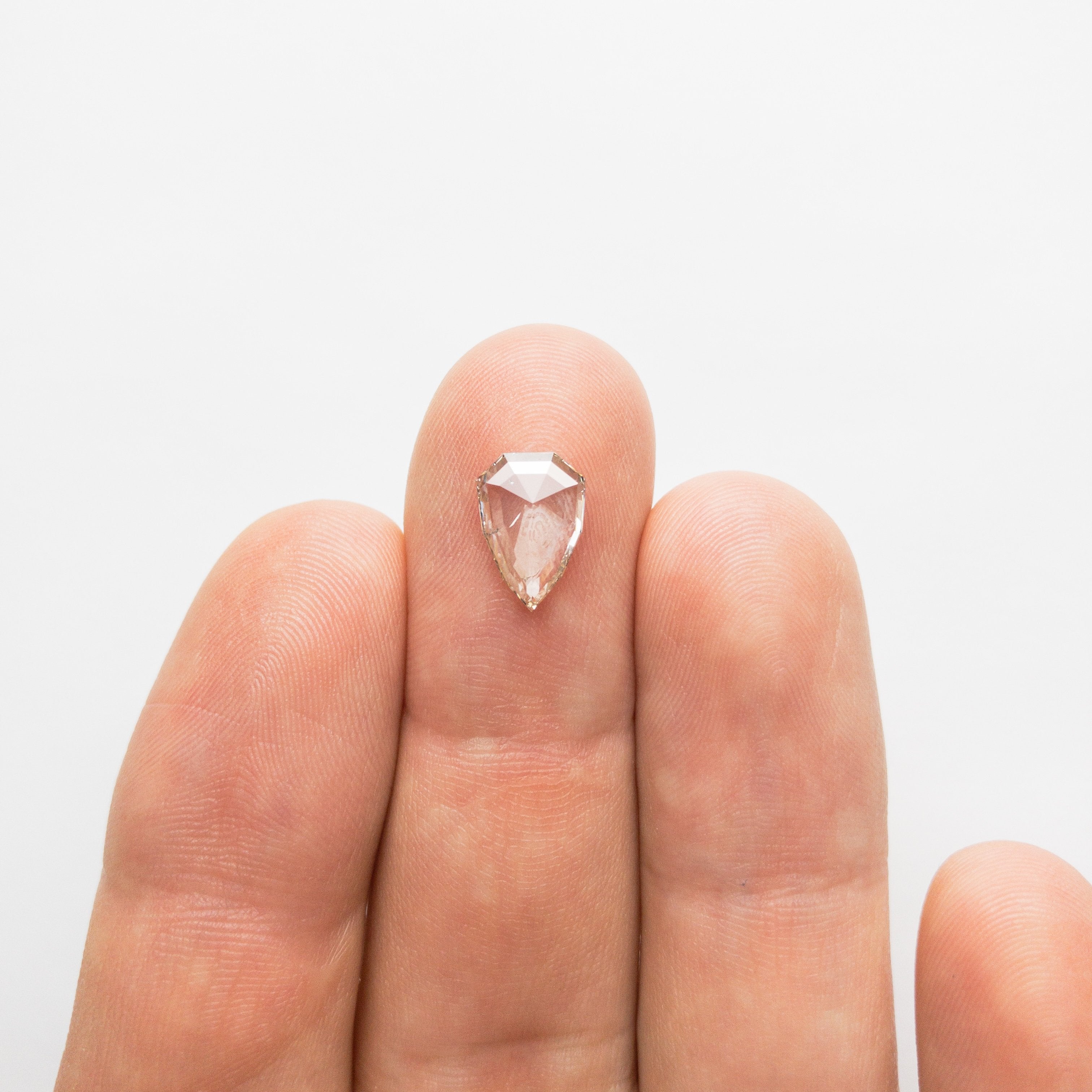 1.26ct 10.38x7.12x2.07mm Shield Rosecut 18369-14
