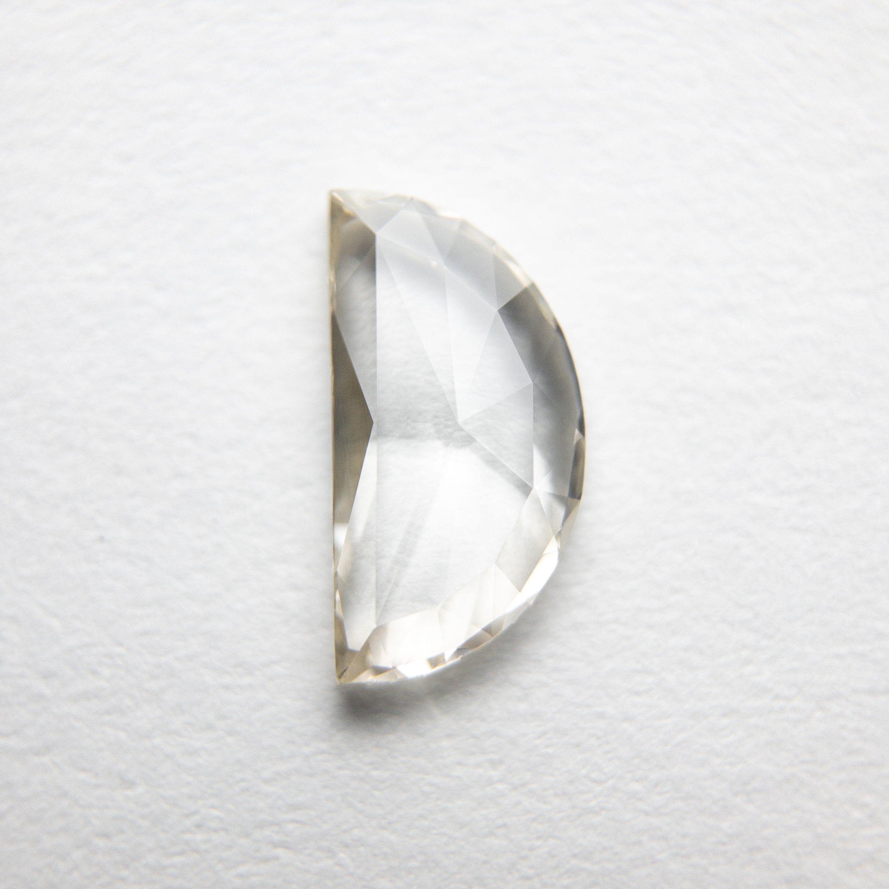 0.81ct 9.15x4.77x1.81mm Half Moon Rosecut 18369-27