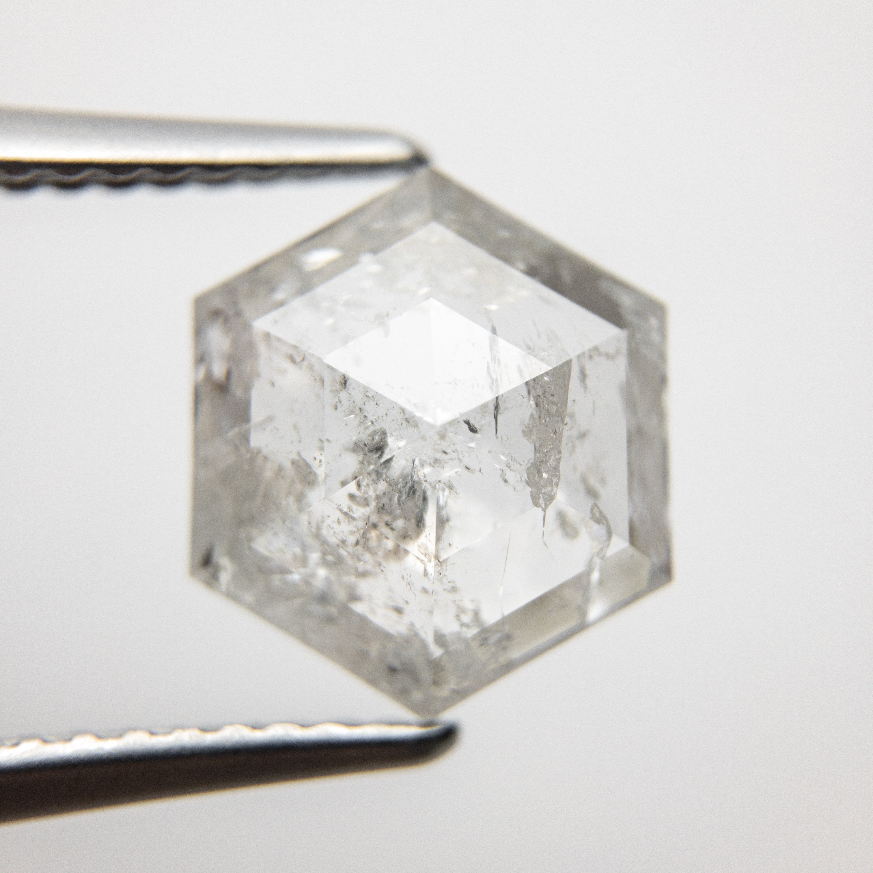 2.90ct 10.40x9.18x3.67mm Hexagon Rosecut 18386-12 HOLD D1494