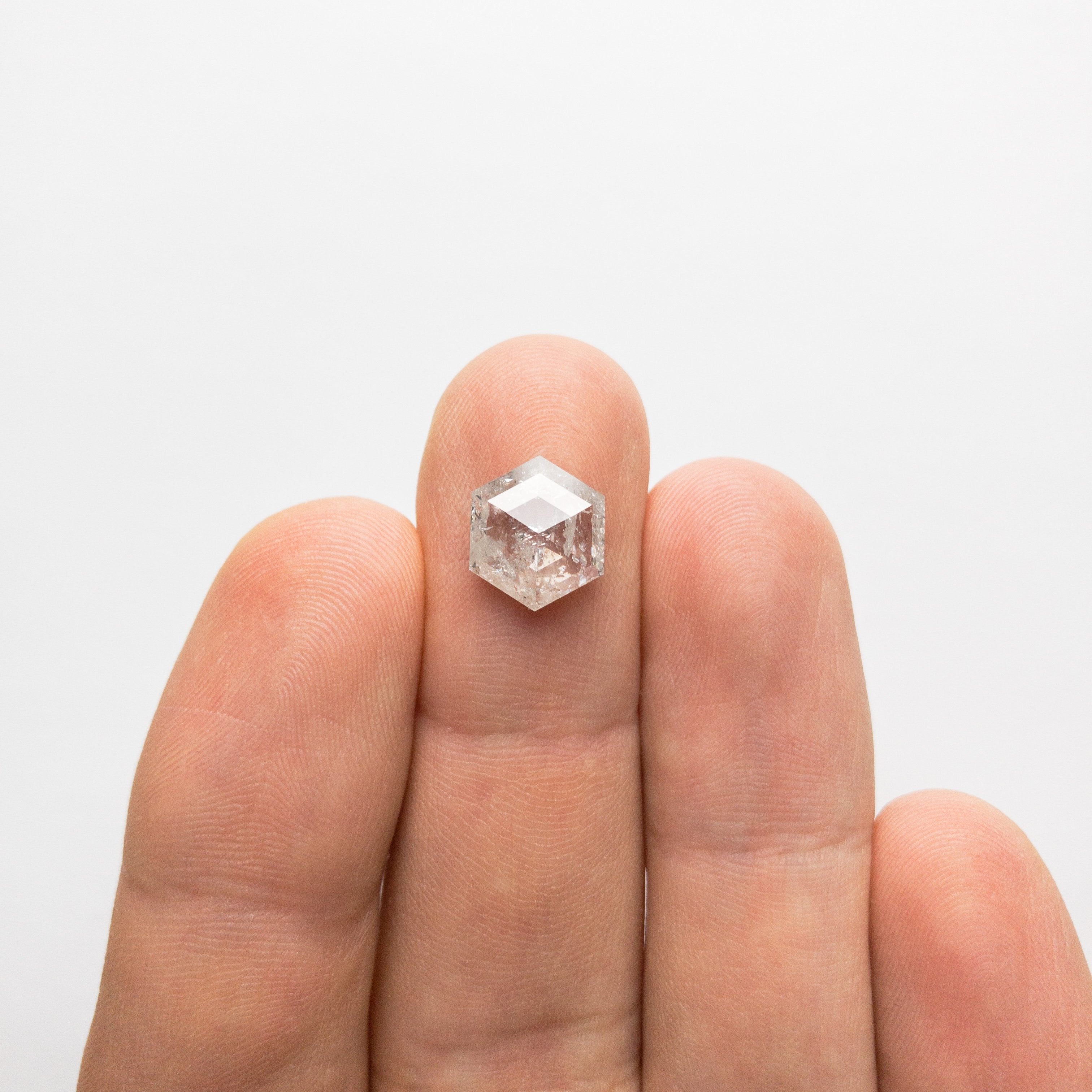 2.90ct 10.40x9.18x3.67mm Hexagon Rosecut 18386-12 HOLD D1494