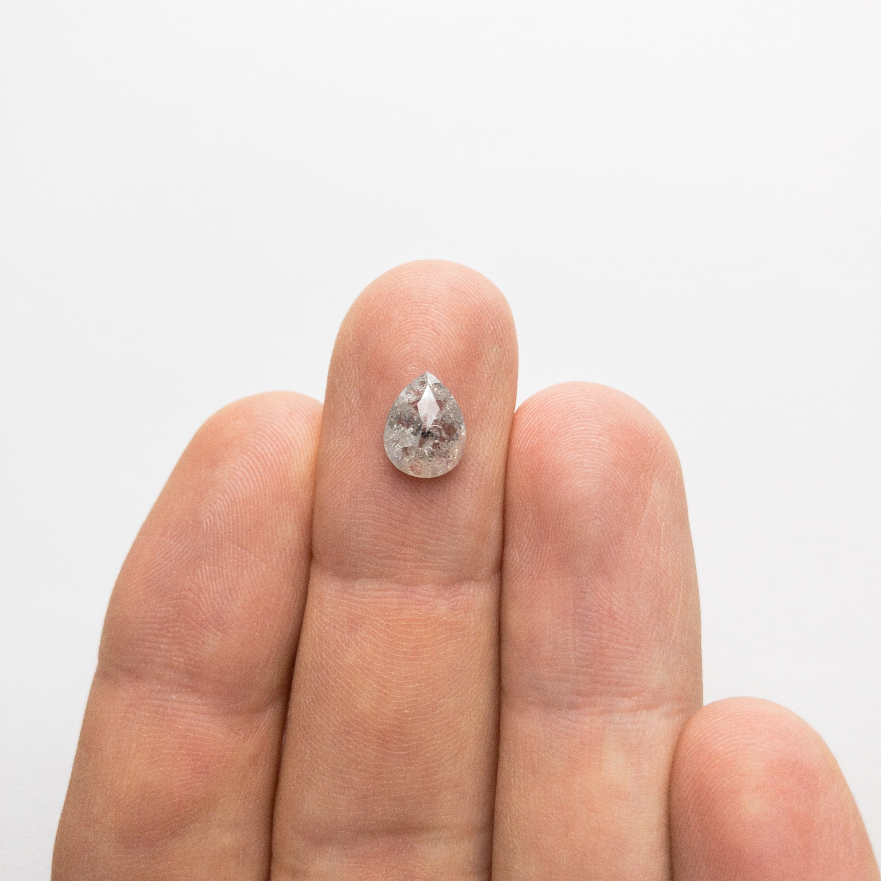 1.05ct 8.87x6.83x2.12mm Pear Rosecut 18386-14 HOLD D1533