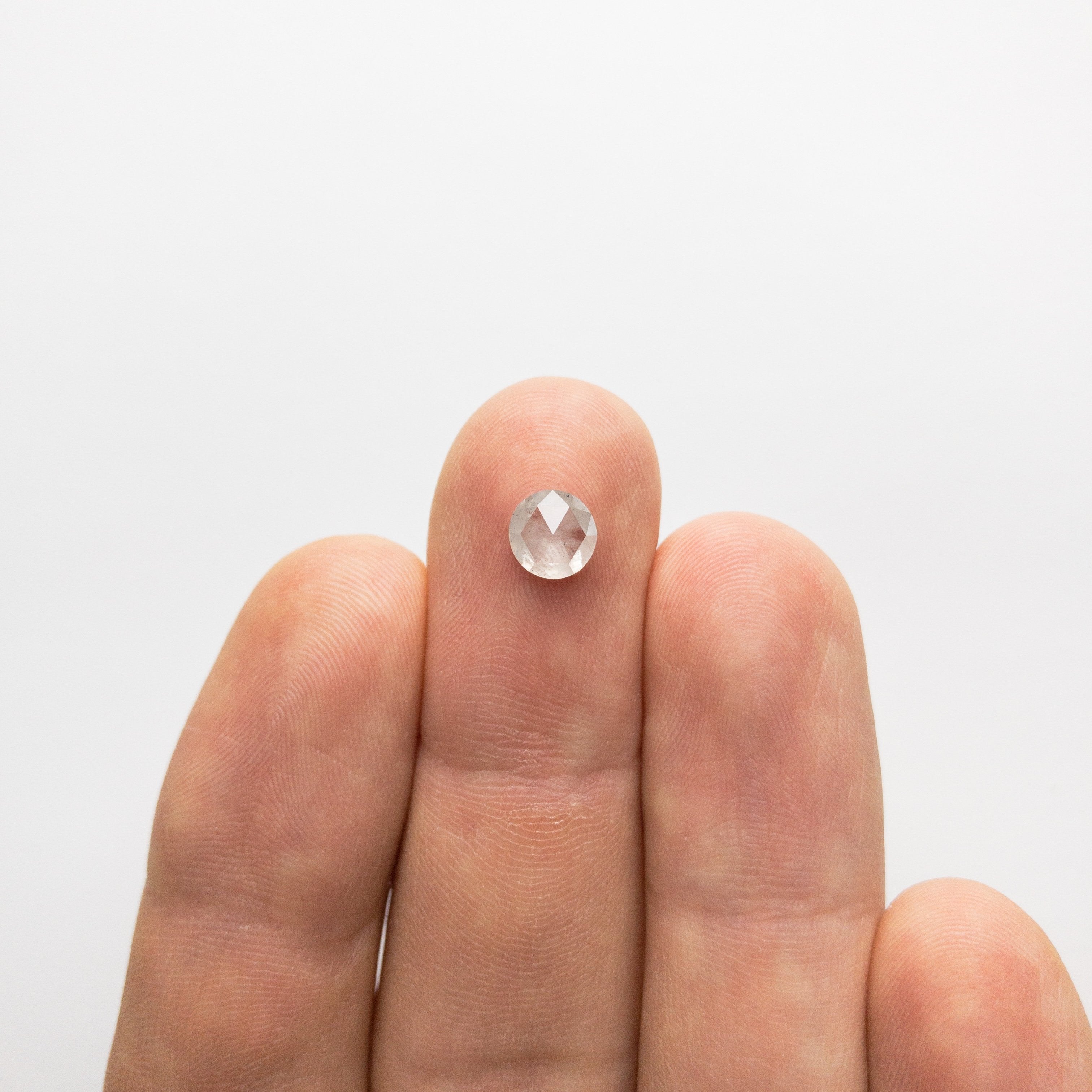 0.73ct 6.17x5.95x2.20mm Round Rosecut 18386-28 hold D1538