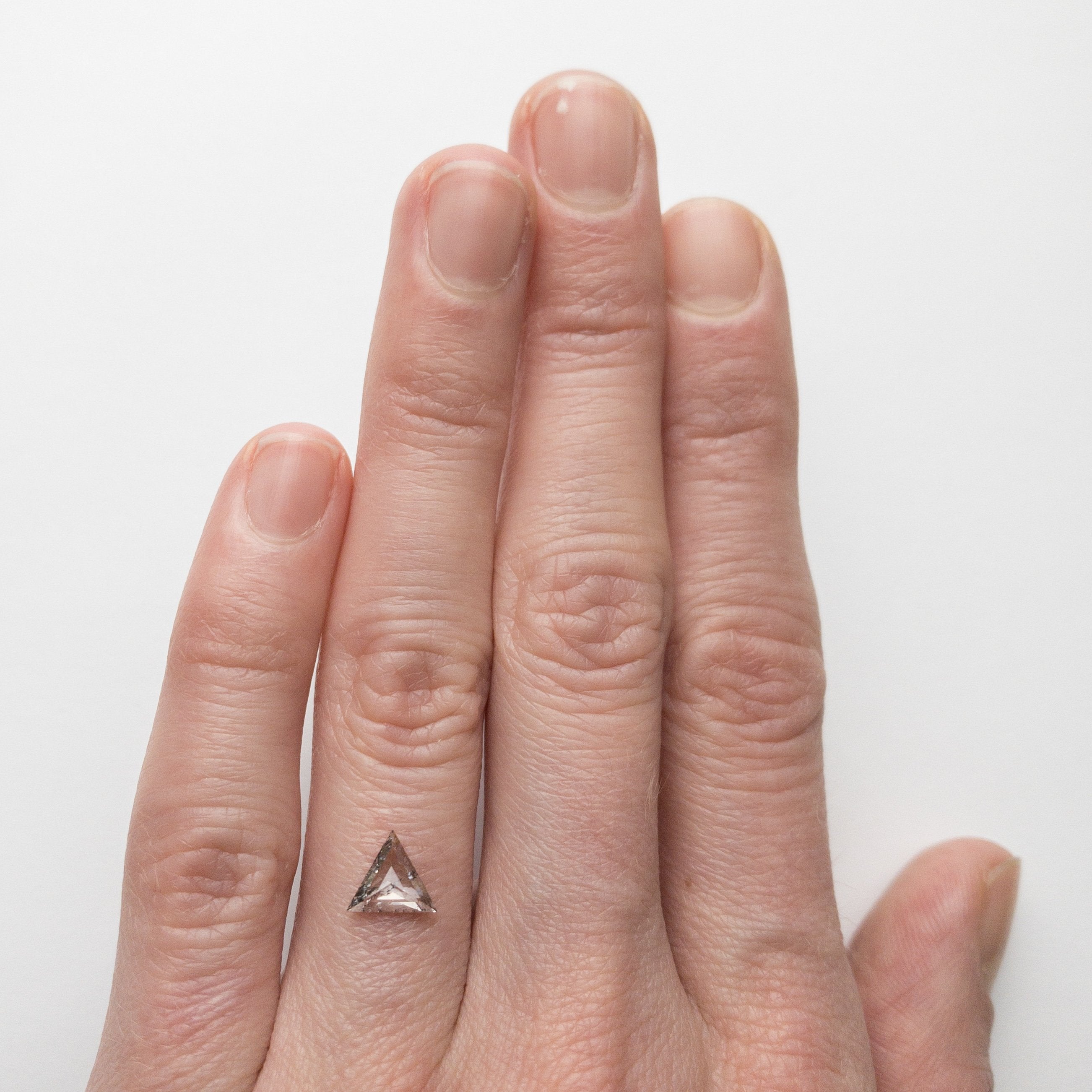 0.38ct 6.14x6.02x1.45mm Triangle Rosecut 18388-12 hold D1547